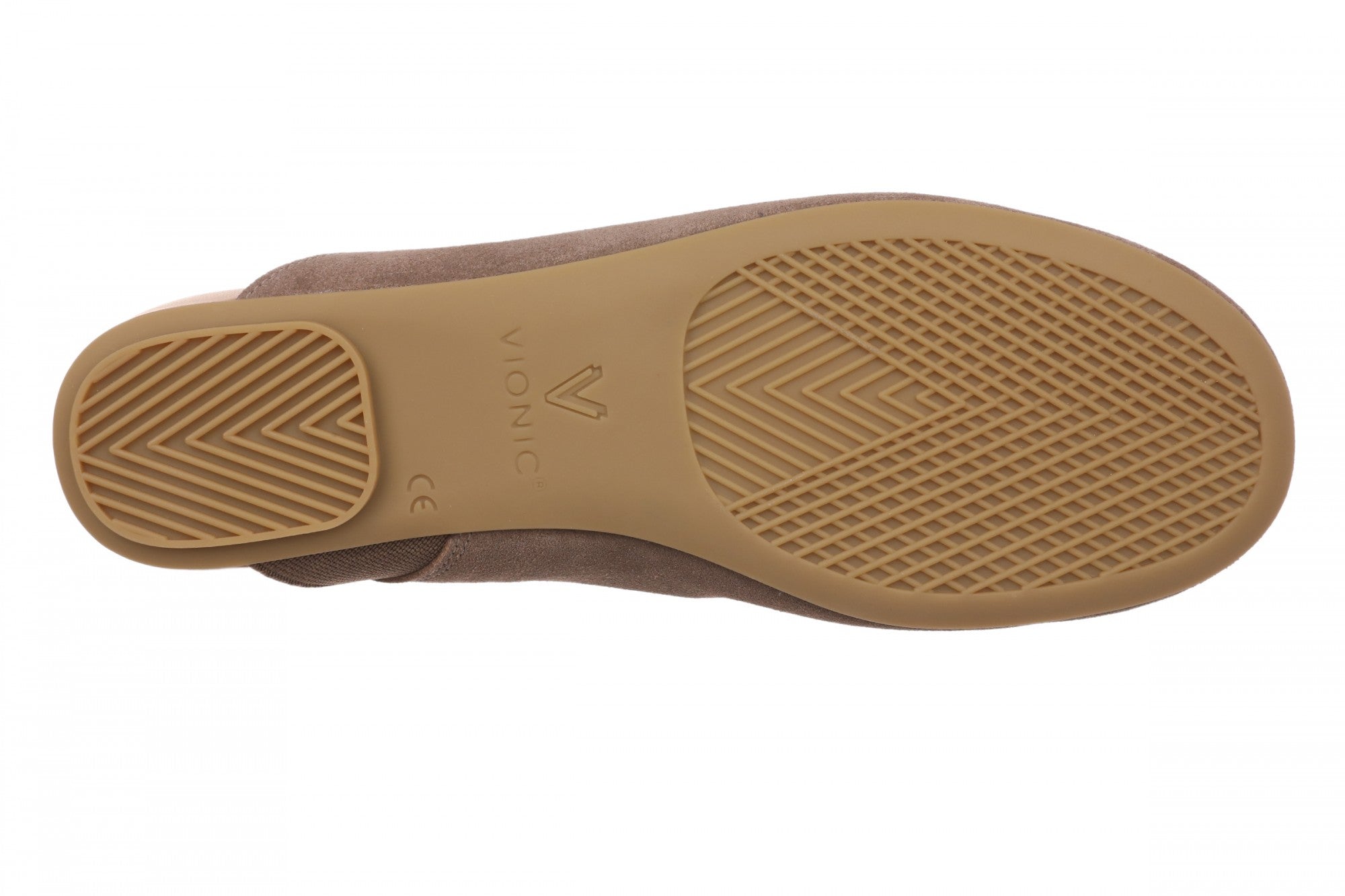 Vionic Opal Women's Orthotic Arch Support Comfort Slip-On Mule - Driftwood - Bottom