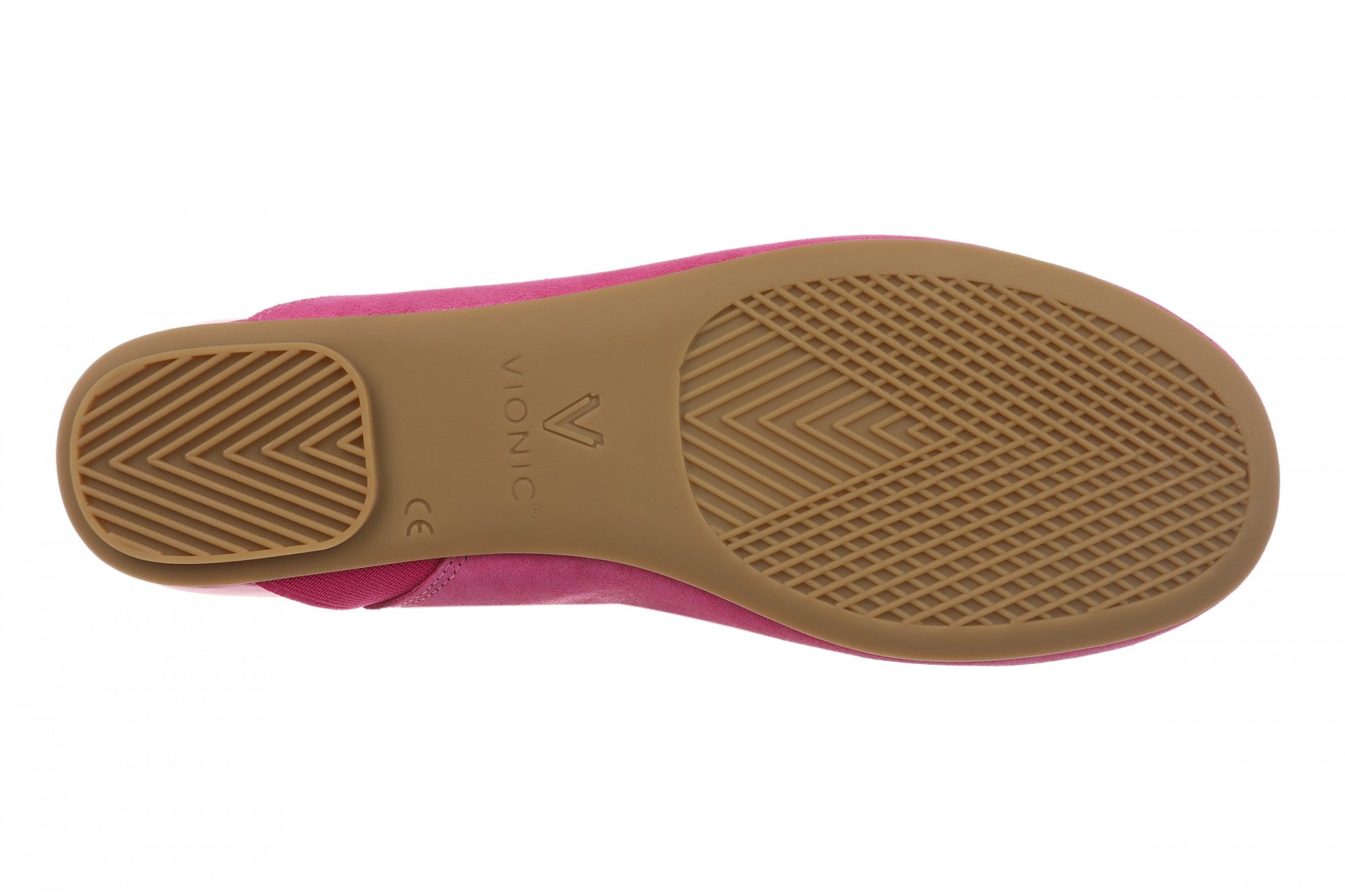 Vionic Opal Women's Orthotic Arch Support Comfort Slip-On Mule - Rose Violet - Bottom