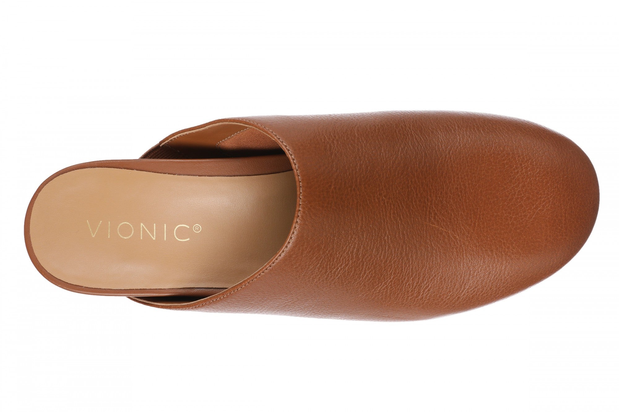 Vionic Opal Women's Orthotic Arch Support Comfort Slip-On Mule - Tan - Top