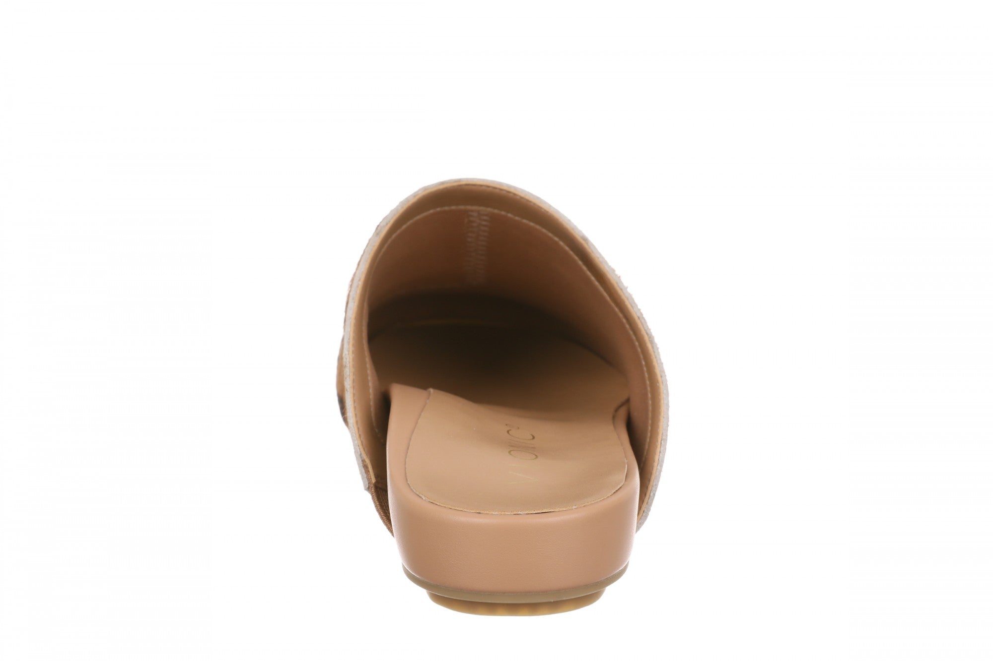 Vionic Opal Women's Orthotic Arch Support Comfort Slip-On Mule - Tan Leopard - Back