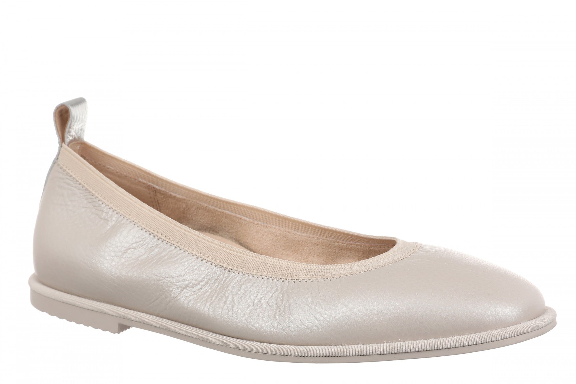 Vionic Caroll 2.0 Women's Elegant Orthotic Ballet Flat with Arch Support - Chateau Grey - Angle main
