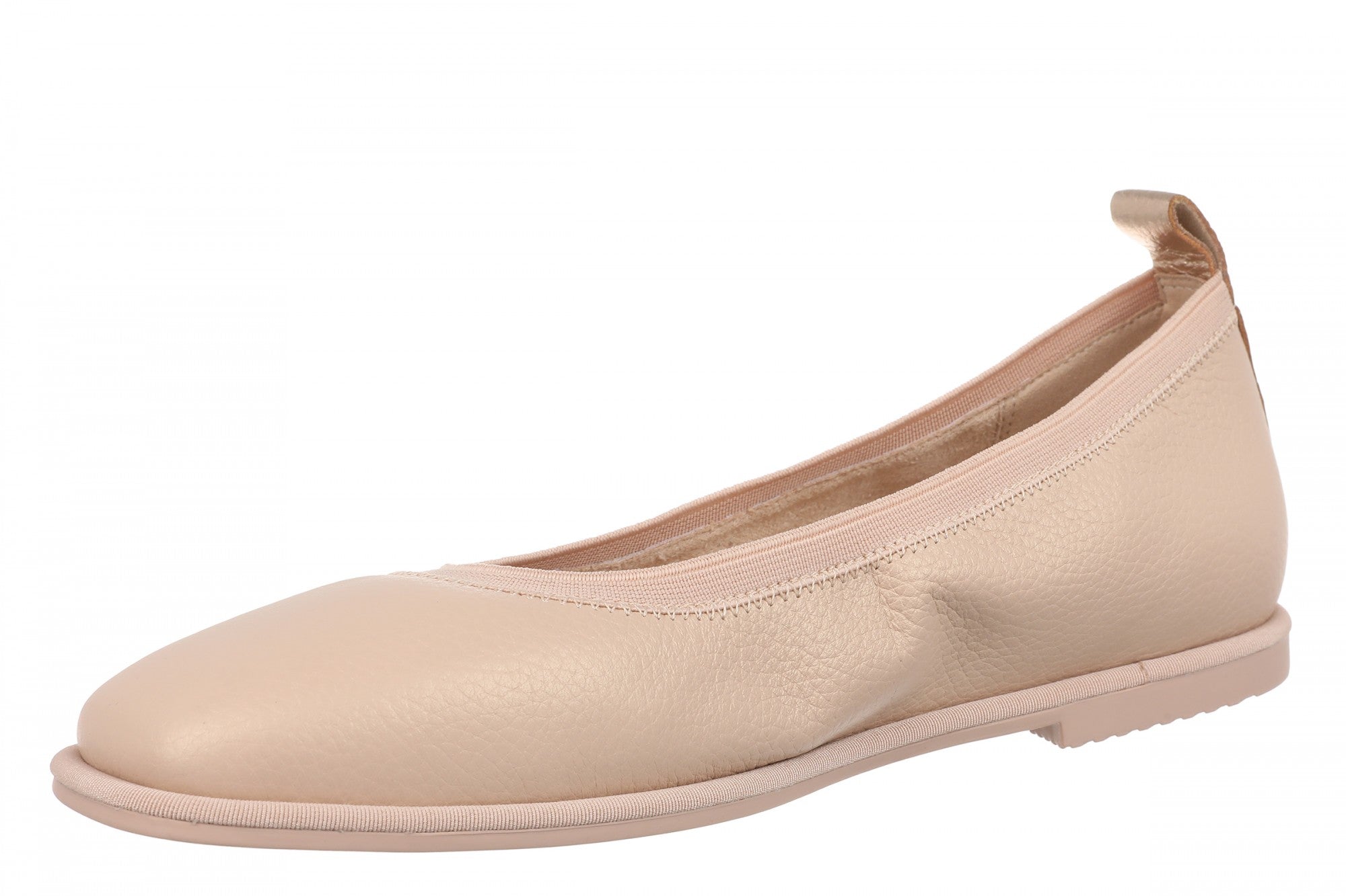 Vionic Caroll 2.0 Women's Elegant Orthotic Ballet Flat with Arch Support - Rugby Tan - Left angle