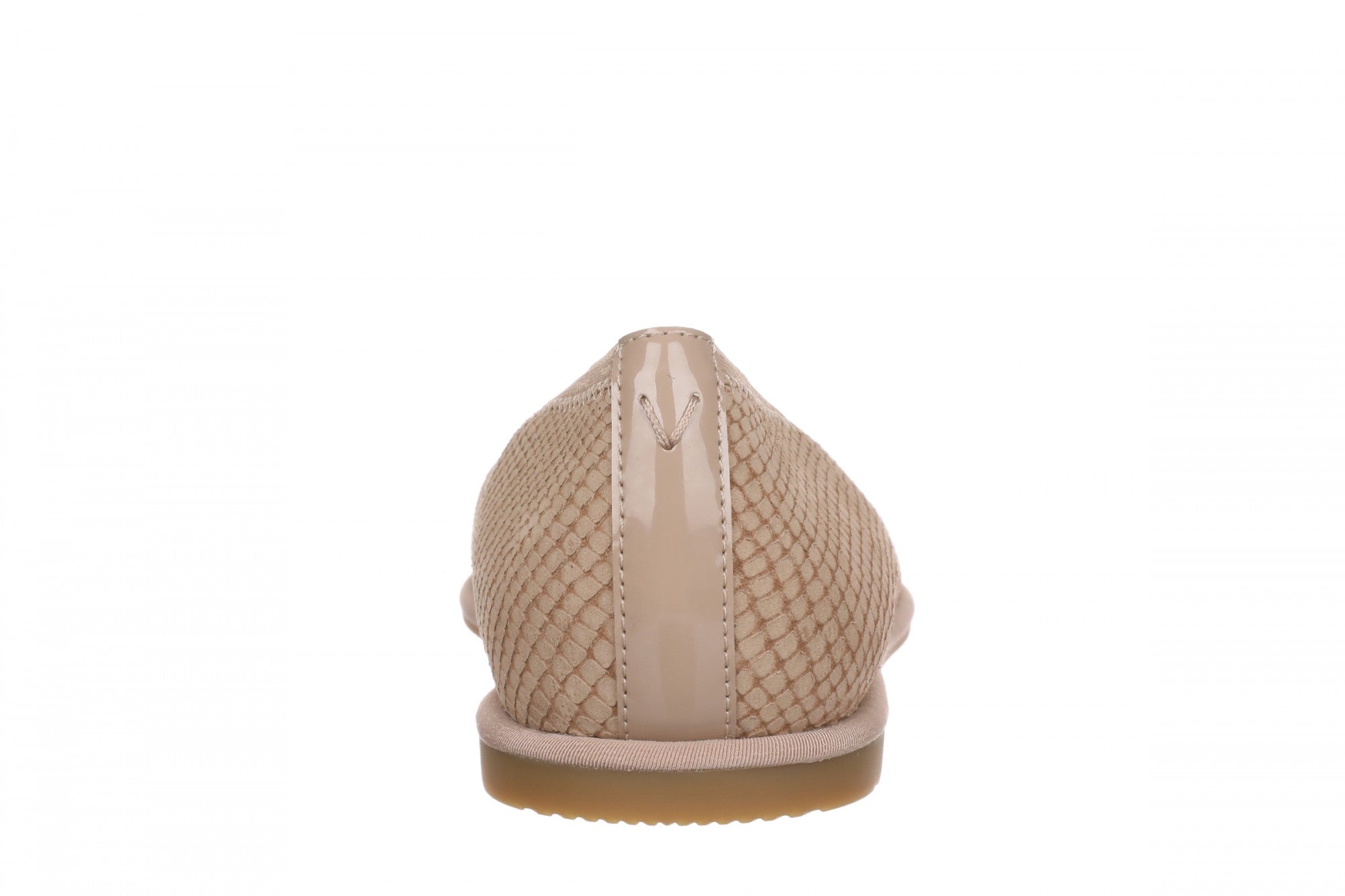 Vionic Caroll 2.0 Women's Elegant Orthotic Ballet Flat with Arch Support - Desert Sand - Back