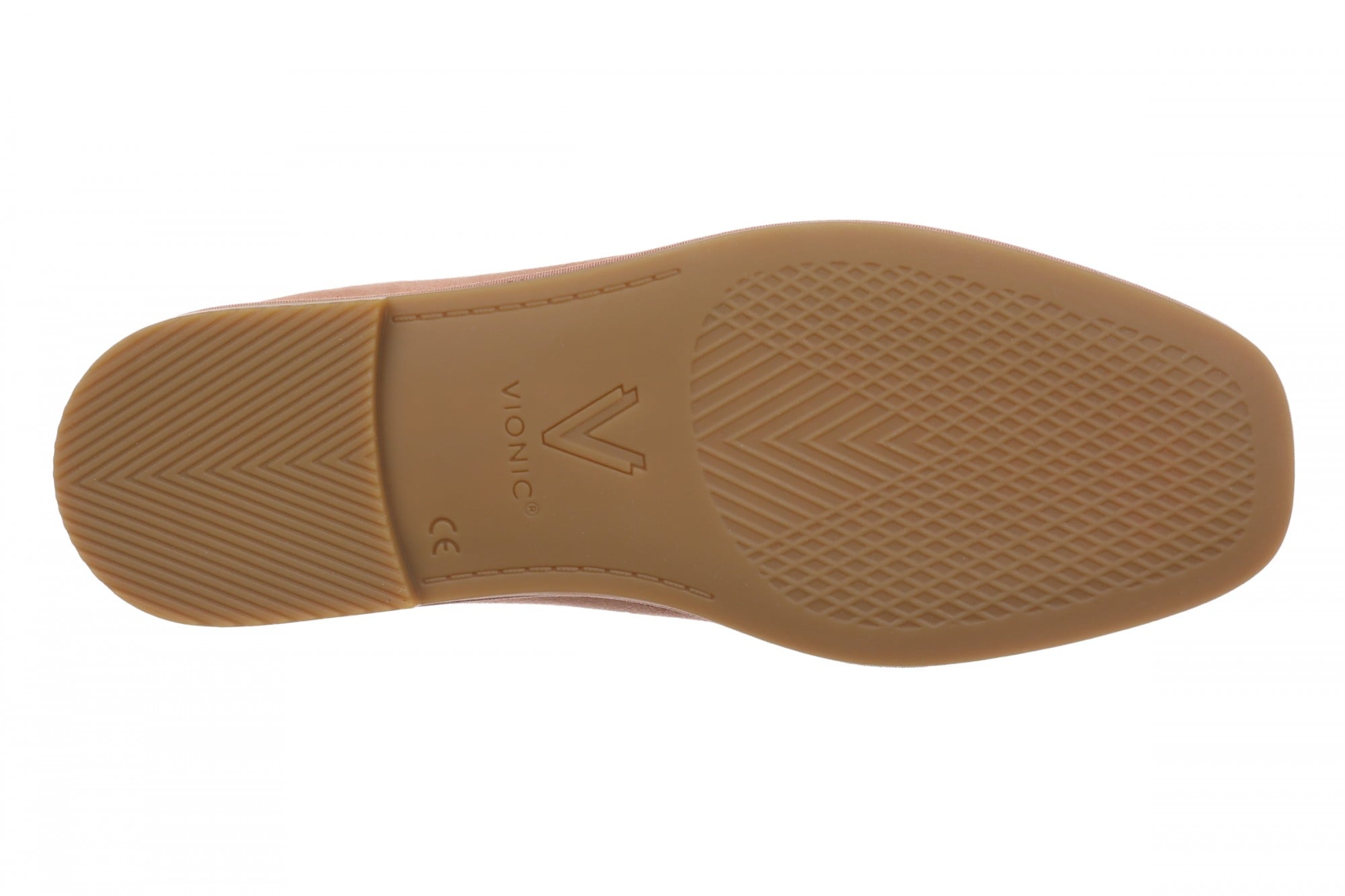 Vionic Caroll 2.0 Women's Elegant Orthotic Ballet Flat with Arch Support - Mocha Mousse - Bottom