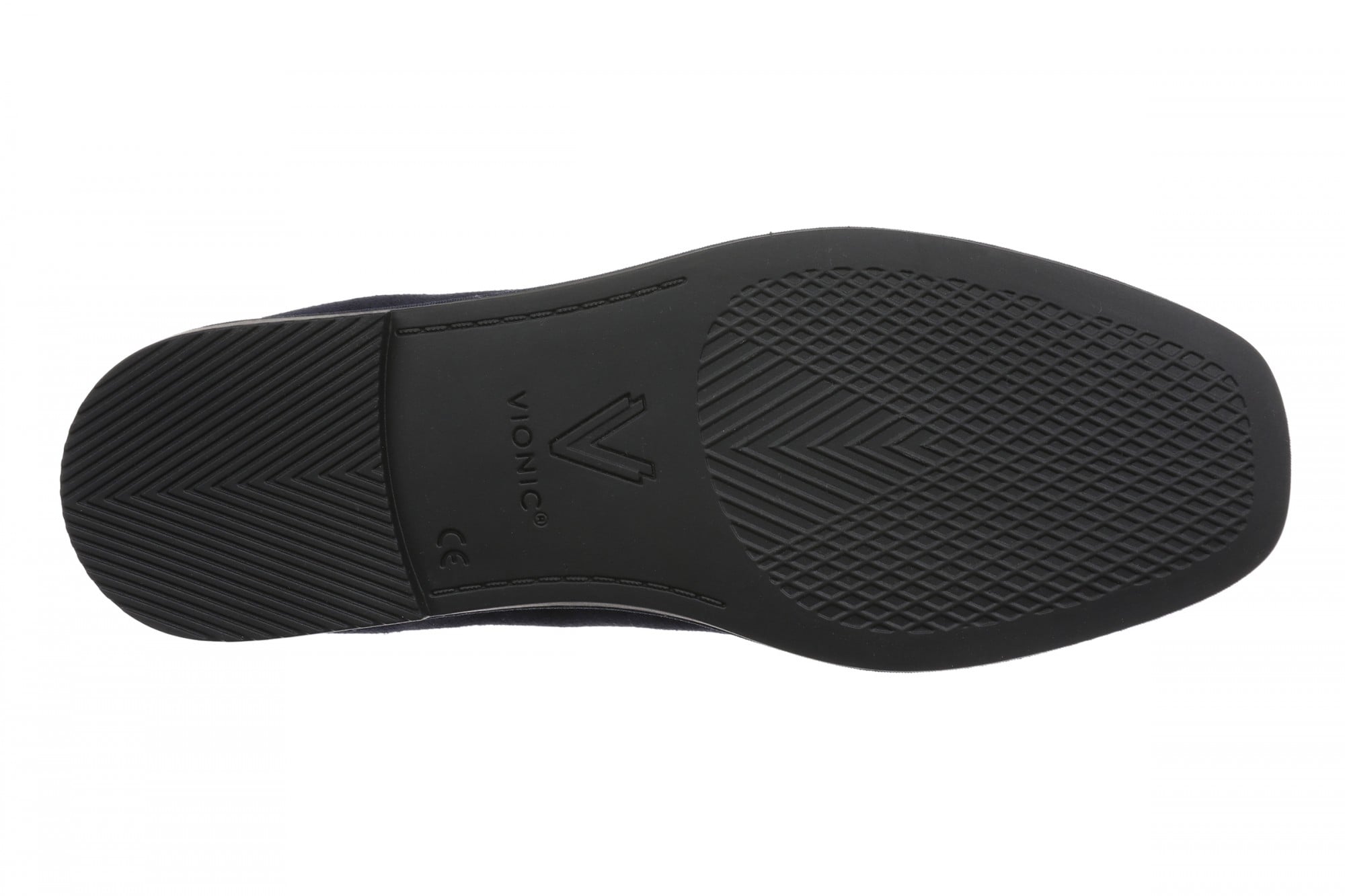 Vionic Caroll 2.0 Women's Elegant Orthotic Ballet Flat with Arch Support - Navy Blazer - Bottom
