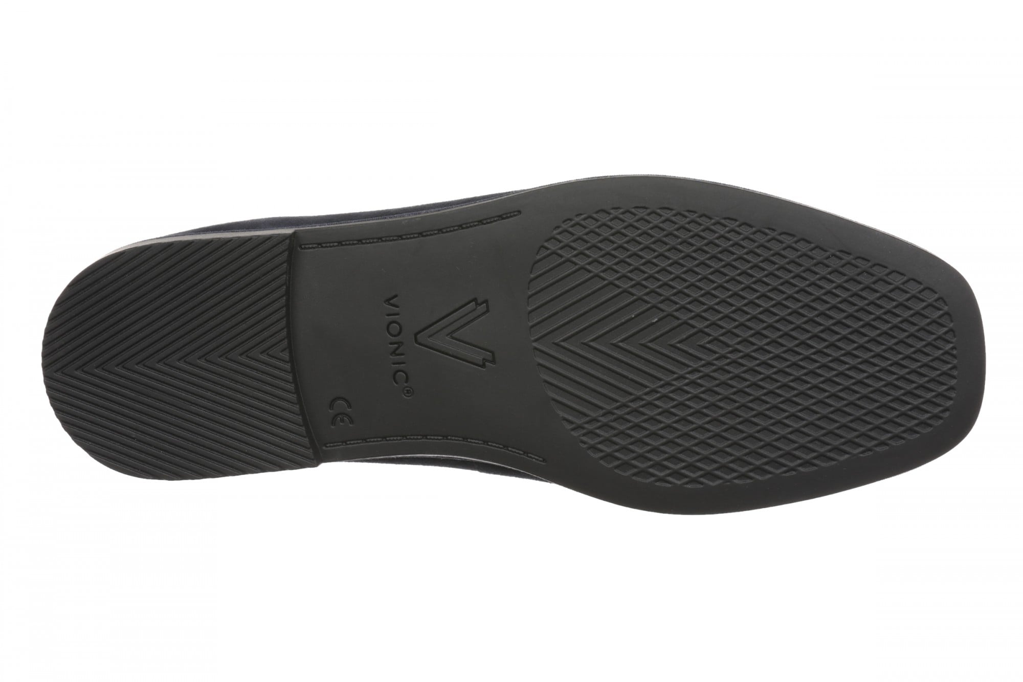 Vionic Caroll 2.0 Women's Elegant Orthotic Ballet Flat with Arch Support - Navy Blazer/Black - Bottom