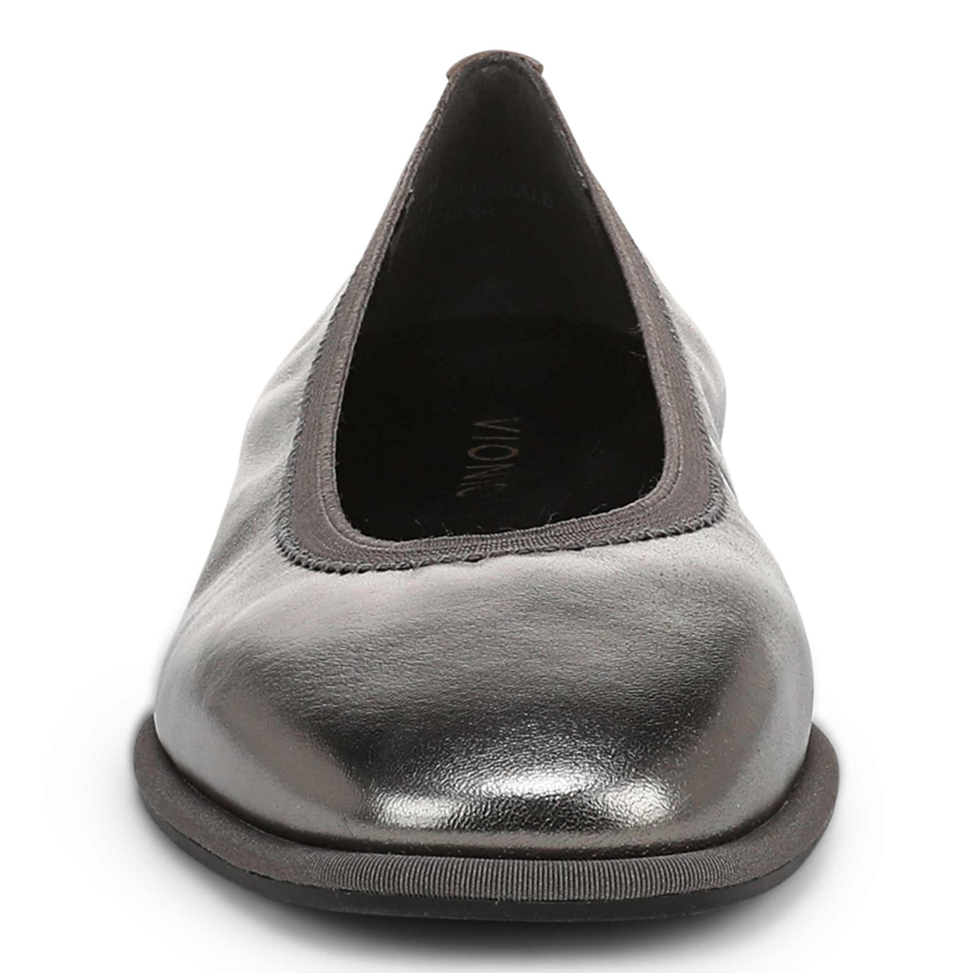 Vionic Caroll 2.0 Women's Ballet Flat - Pewter - Toe View