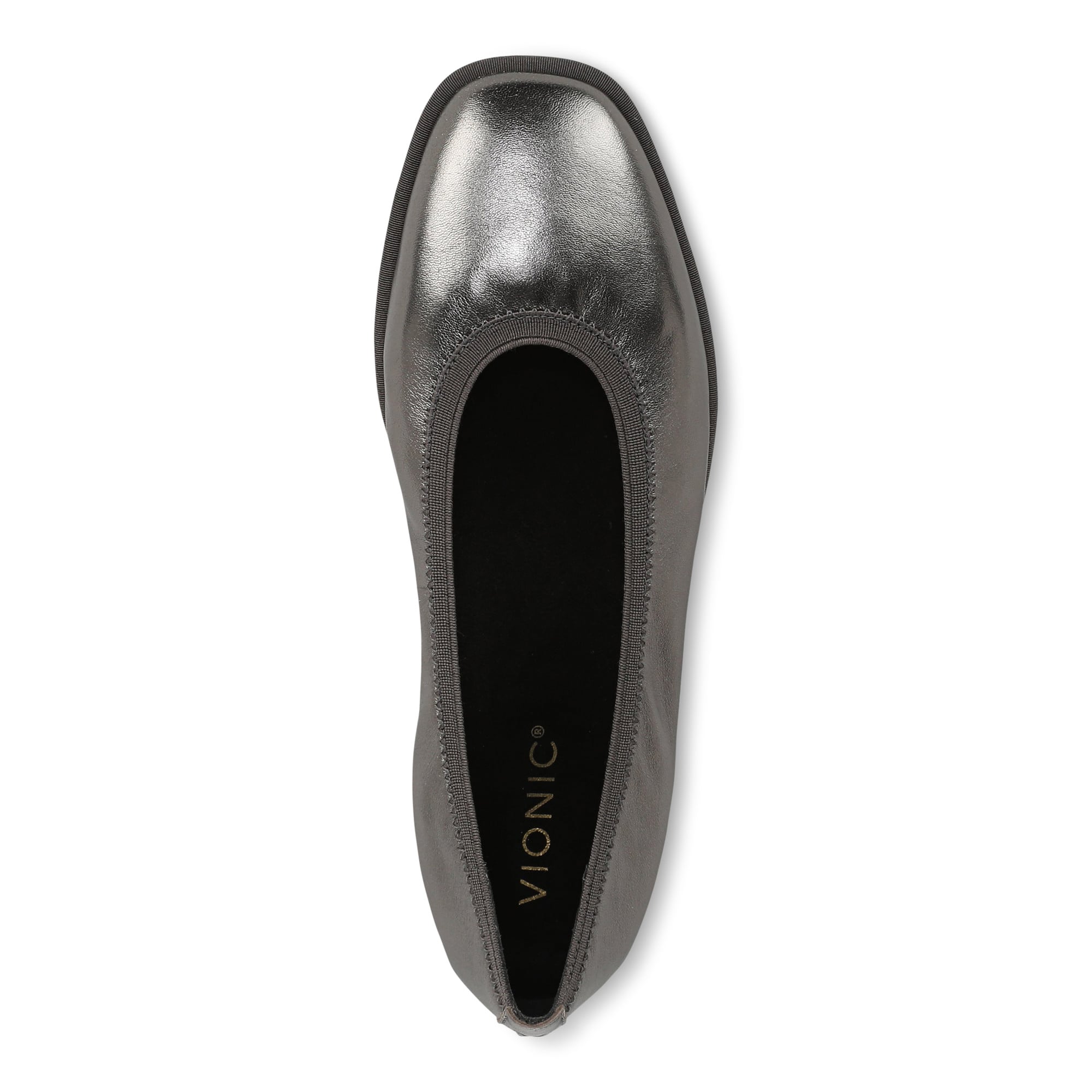 Vionic Caroll 2.0 Women's Ballet Flat - Pewter - Top