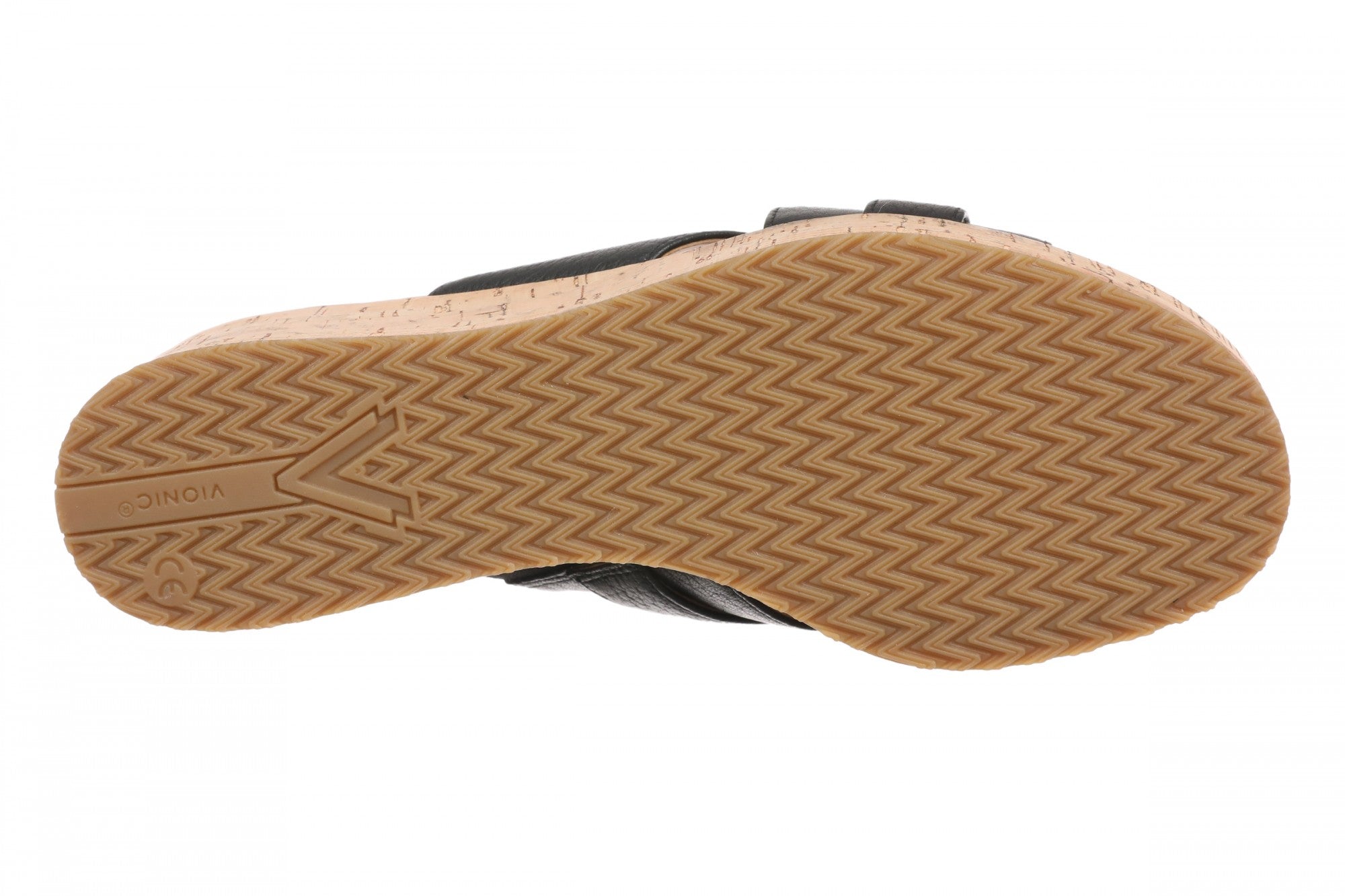 Vionic Dawn Women's Comfort Arch Support Slide Sandal - Black - Bottom