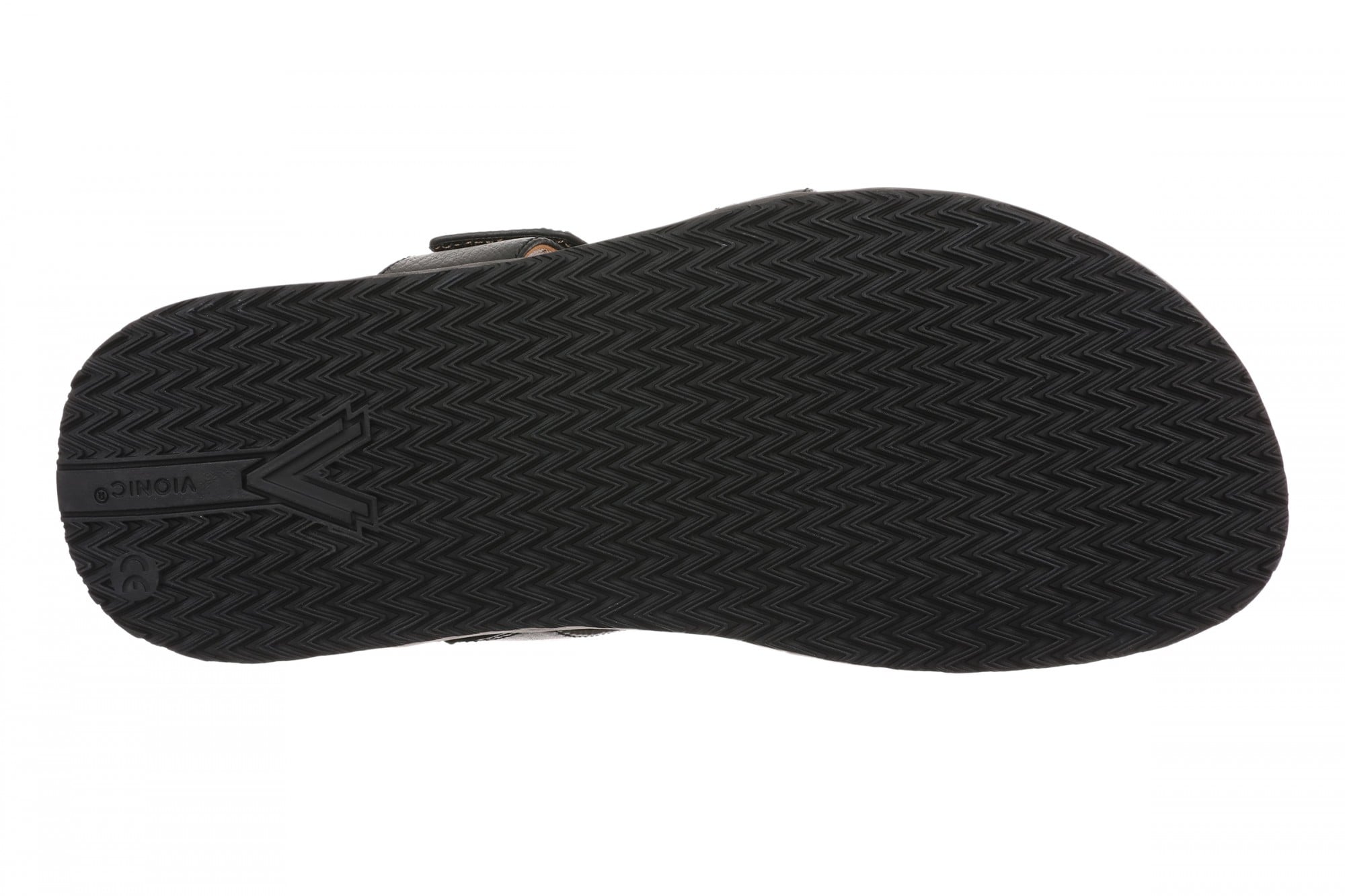 Vionic Eureka Women's Arch Support Slide Sandal - Black - Bottom