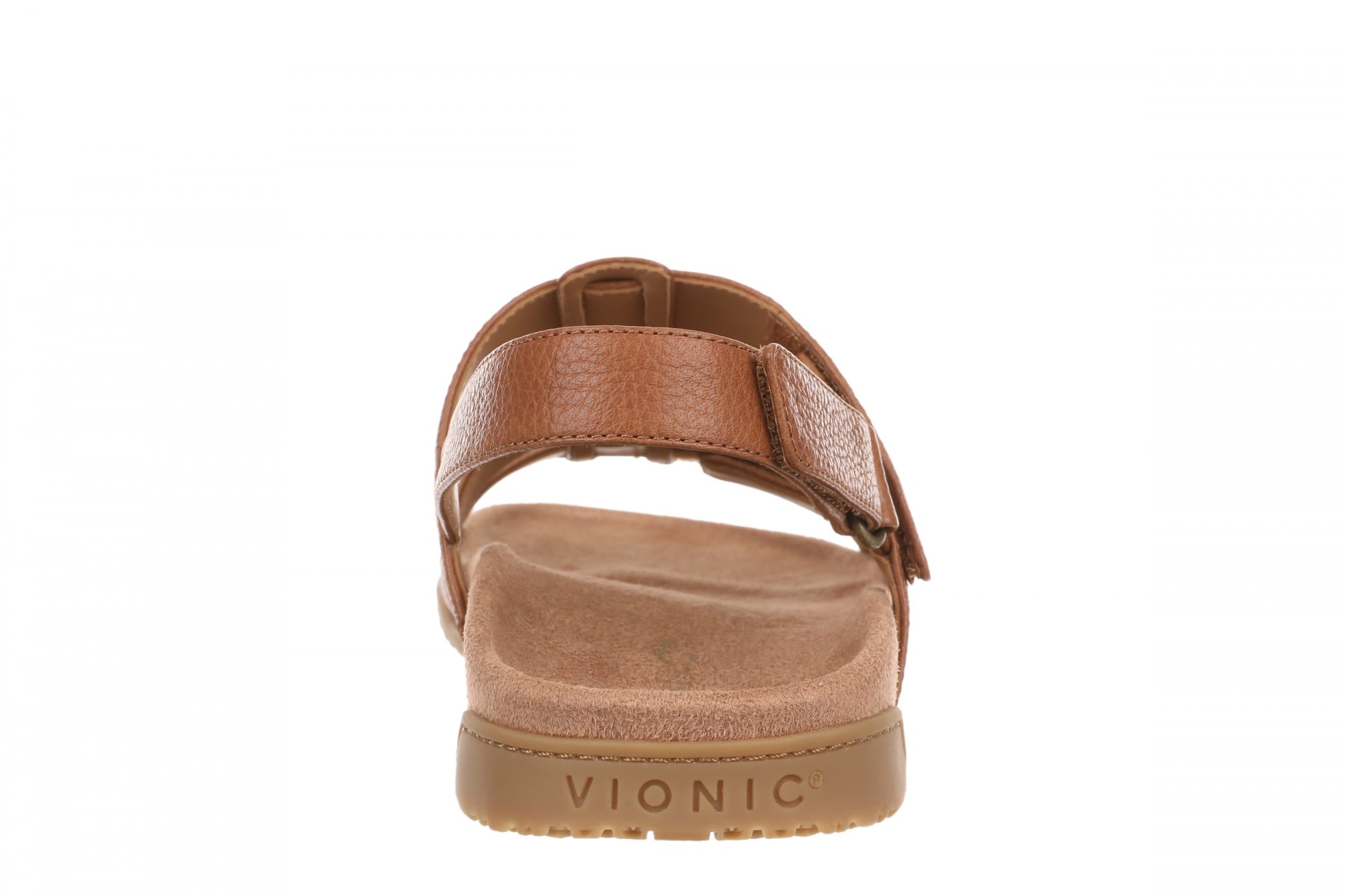 Vionic Eureka Women's Arch Support Slide Sandal - Tan - Back