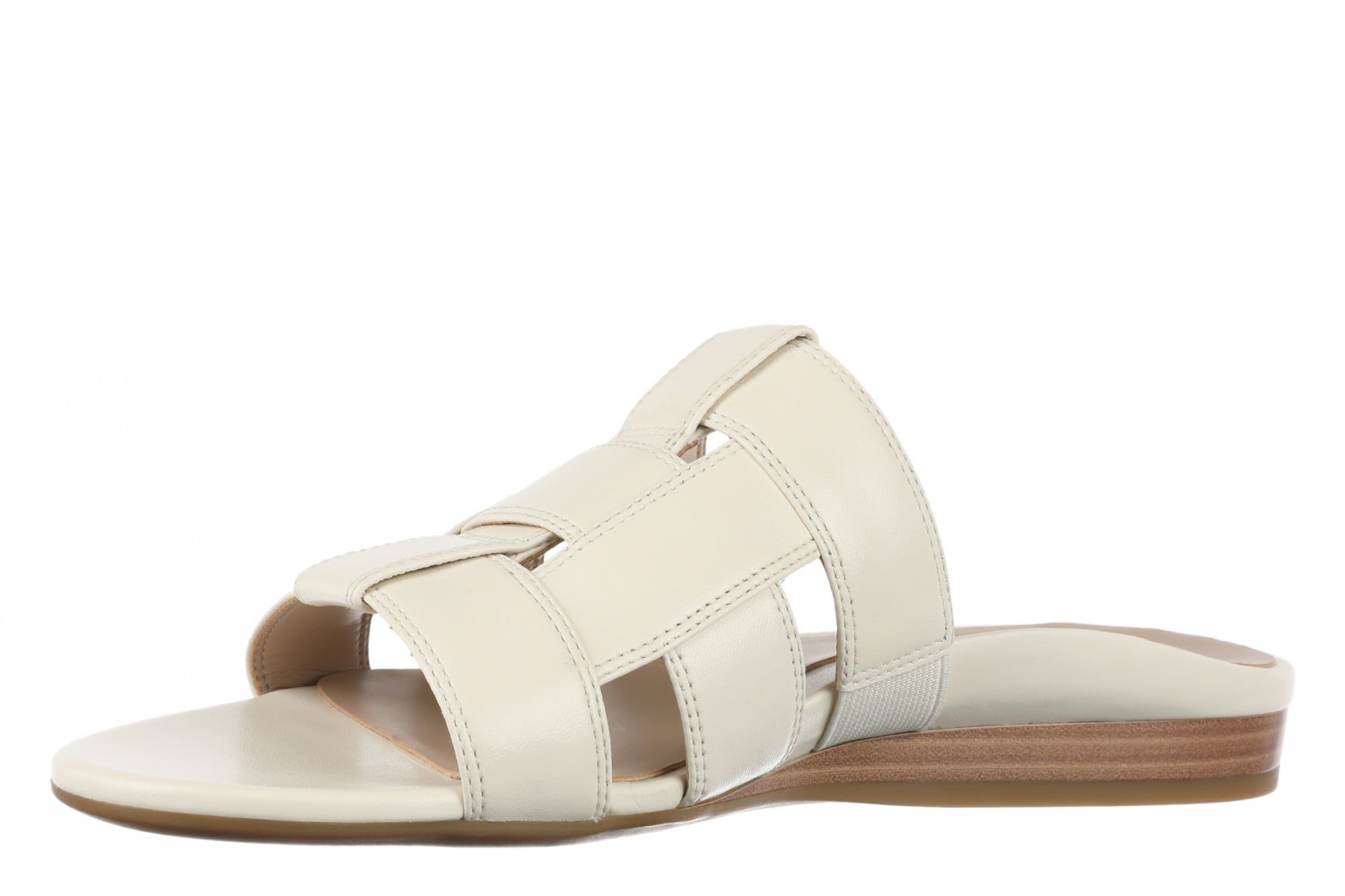 Vionic Glendora Women's Arch Support Slide Sandal - Ivory - Left angle