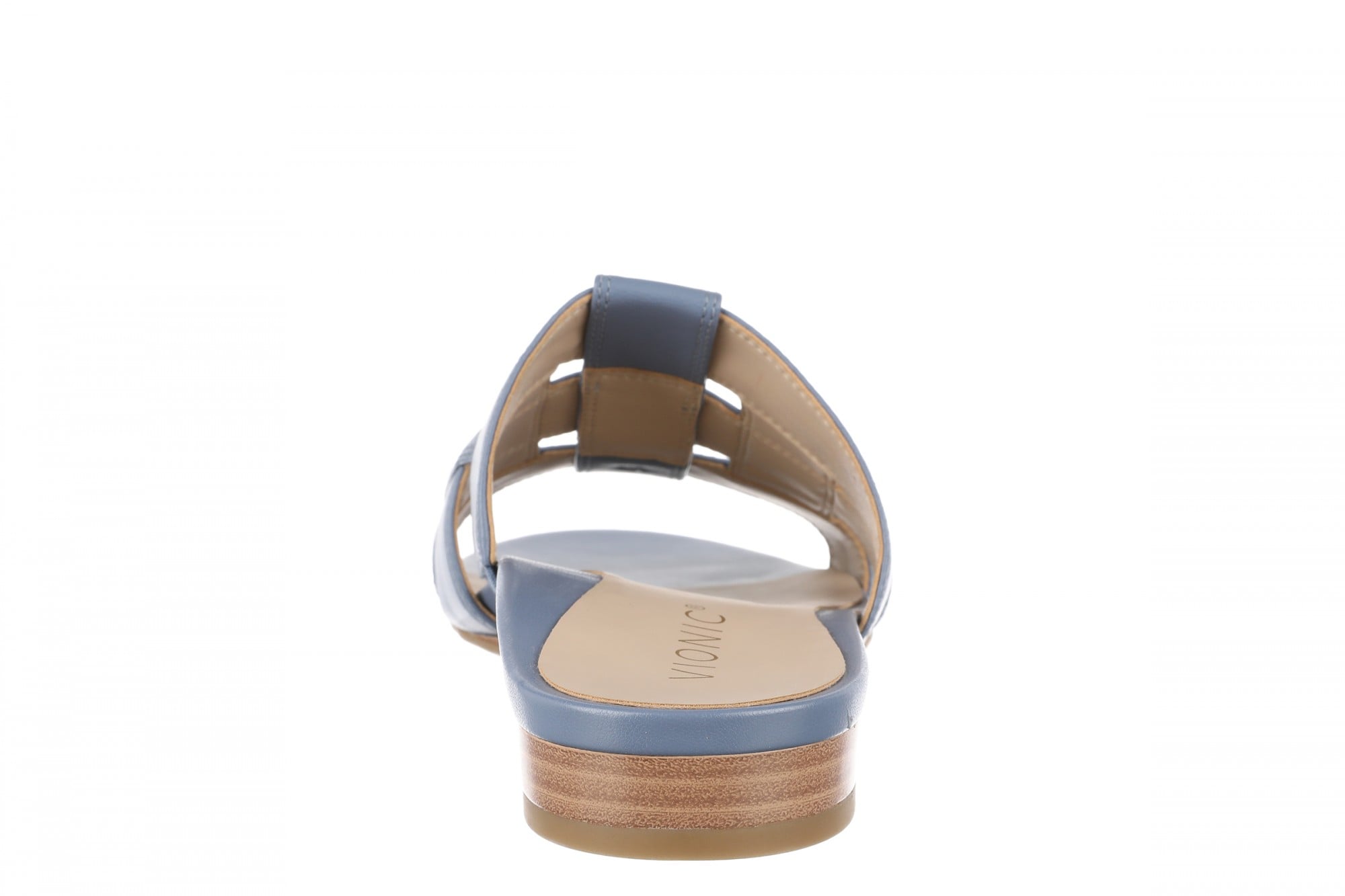 Vionic Glendora Women's Arch Support Slide Sandal - Pacific Blue - Back