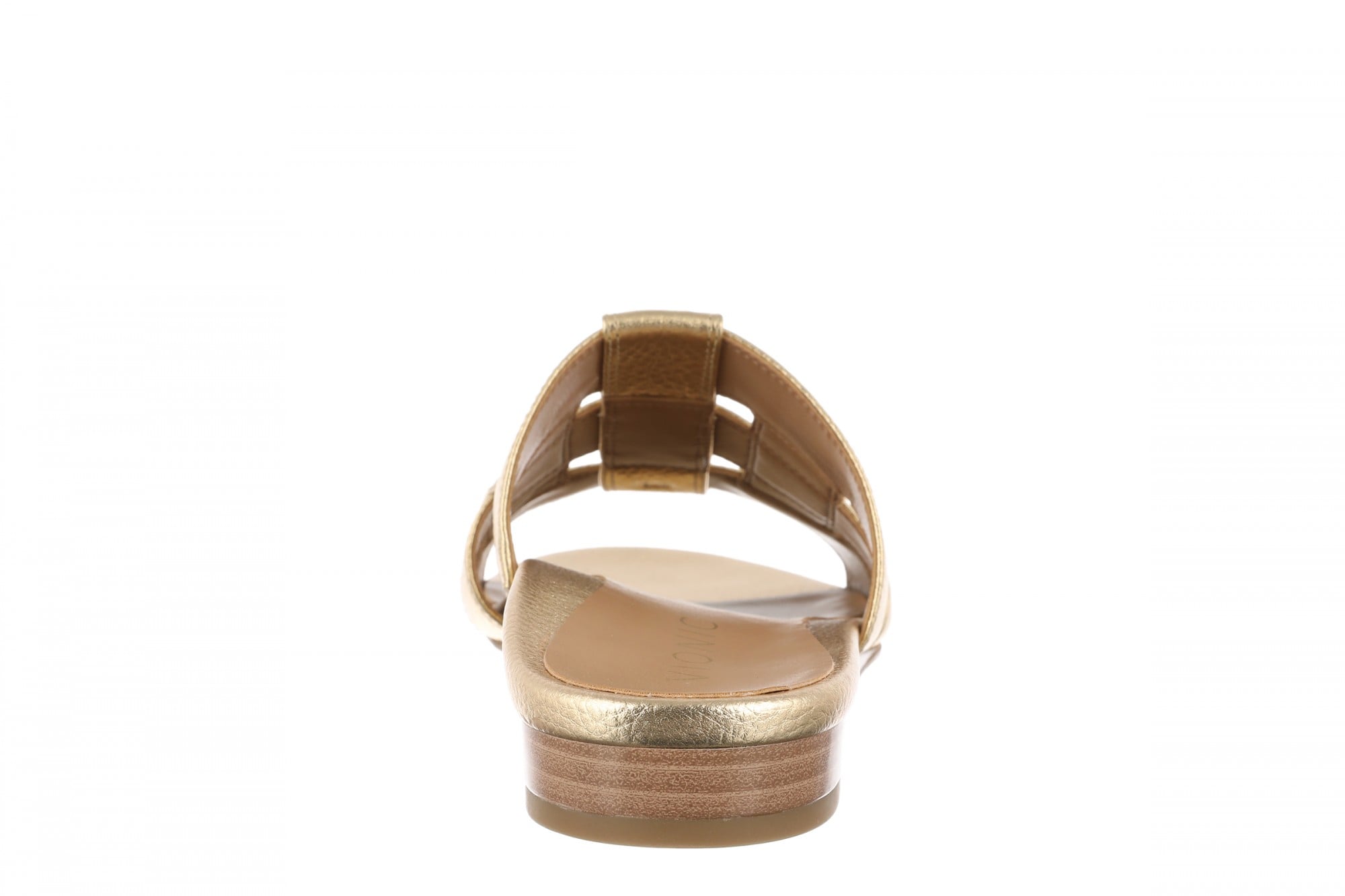 Vionic Glendora Women's Arch Support Slide Sandal - Gold - Back