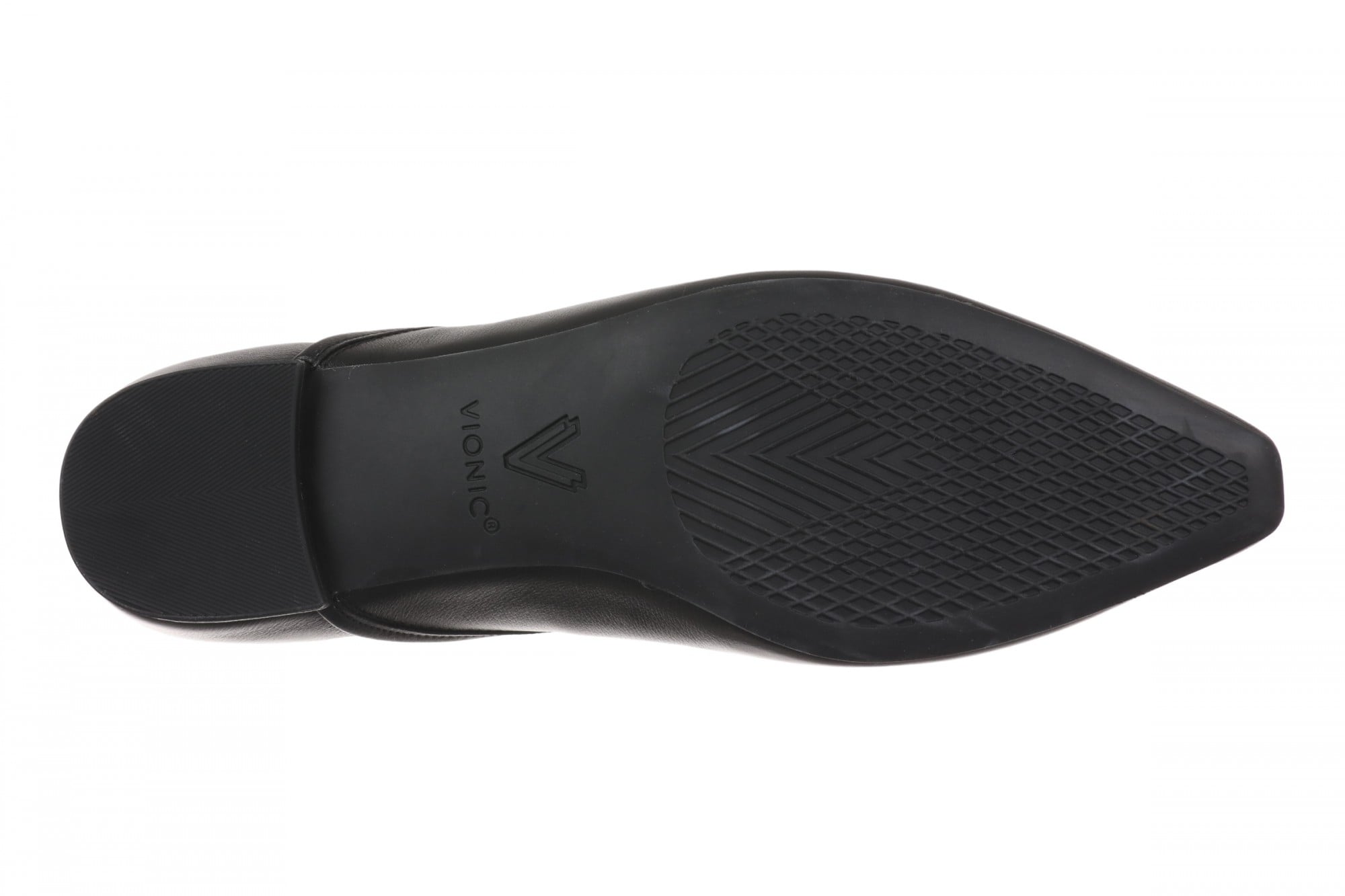 Vionic Gracia Women's Comfort Ballerina Shoe with Arch Support - Black - Bottom