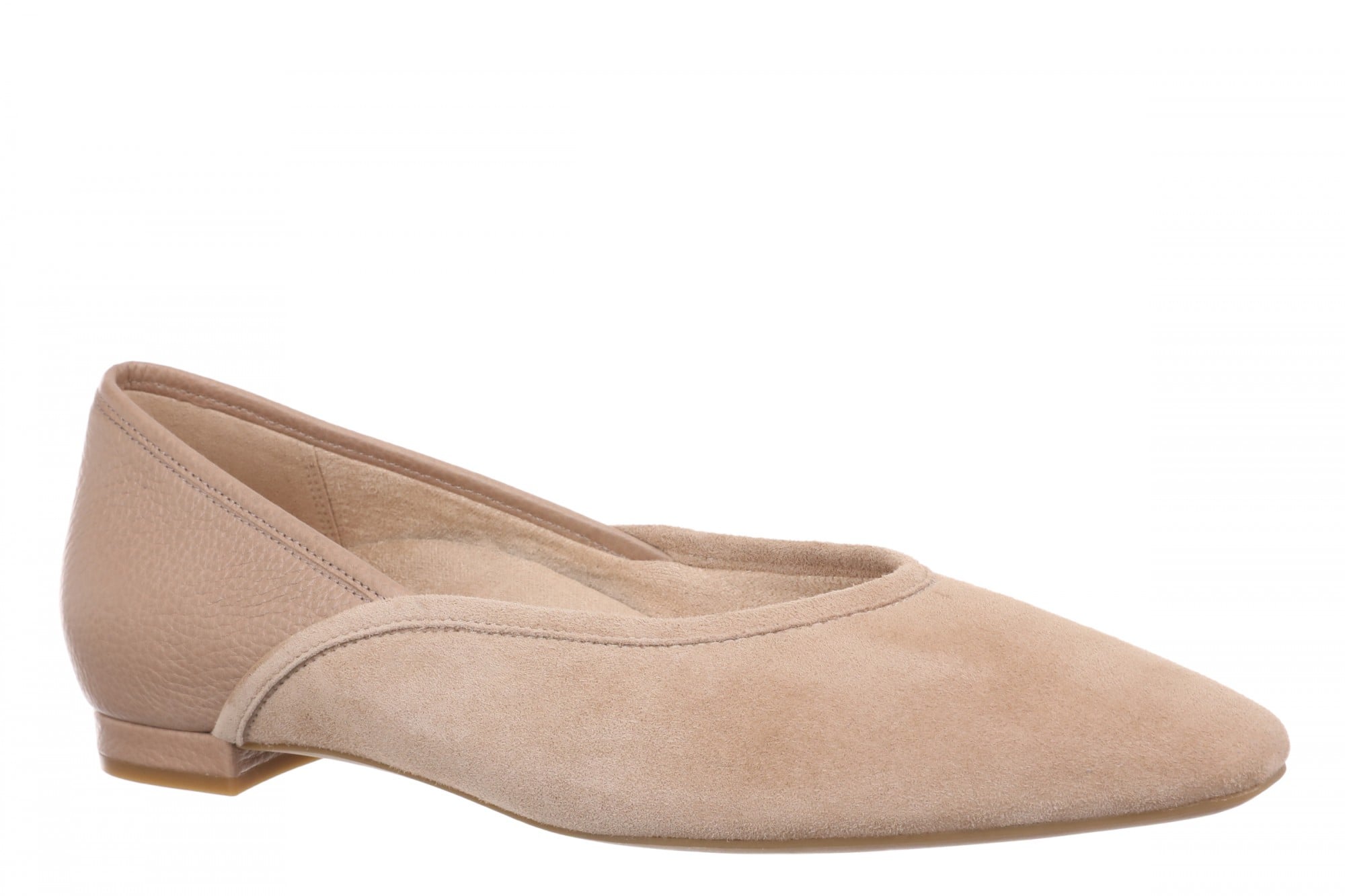 Vionic Gracia Women's Comfort Ballerina Shoe with Arch Support in Desert Sand