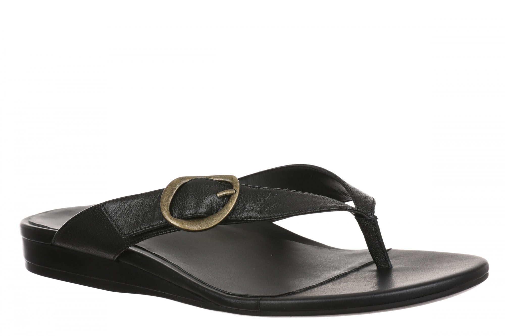 Vionic Grove Women's Thong Sandal with Arch Support in Black