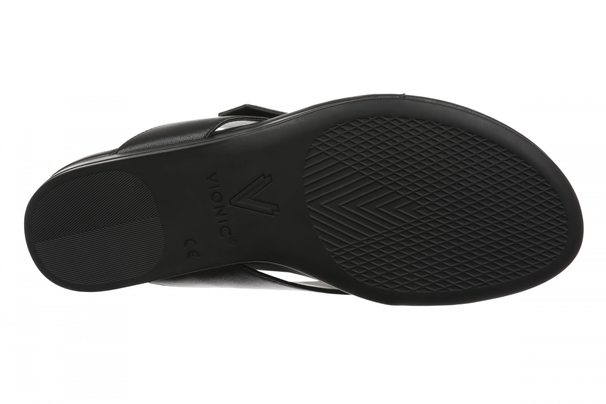 Vionic Grove Women's Thong Sandal with Arch Support - Black - Bottom