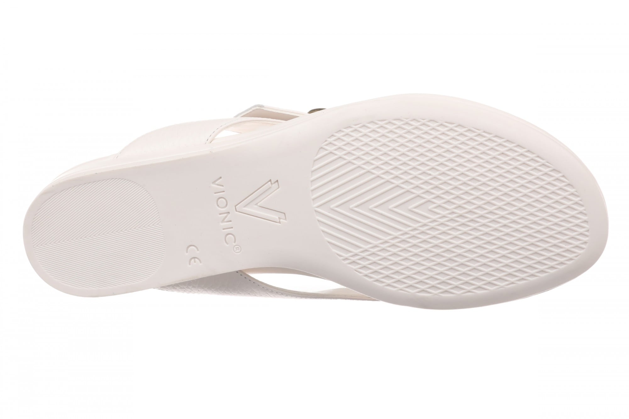 Vionic Grove Women's Thong Sandal with Arch Support - Sea Salt - Bottom