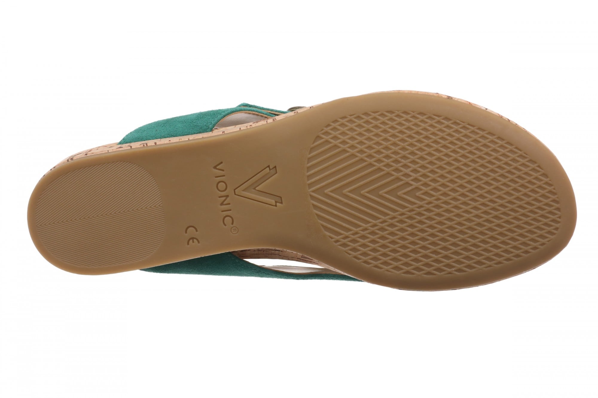 Vionic Grove Women's Thong Sandal with Arch Support - Posy Green - Bottom