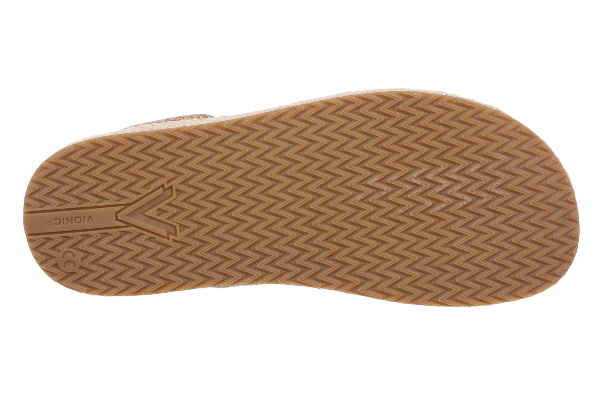 Vionic Yucca Women's Espadrille Platform Sandal with Arch Support - Tan - Bottom