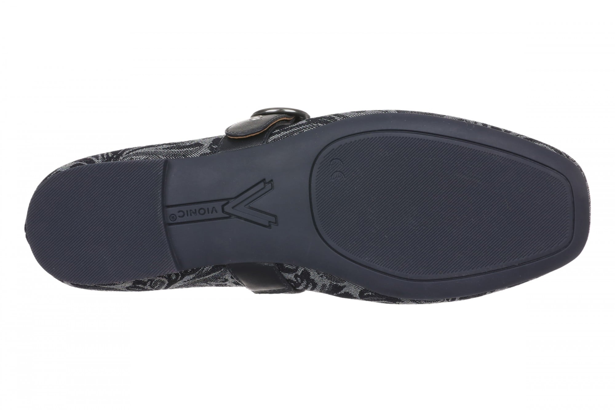 Vionic Hattie Women's Mary Jane Shoe with Arch Support - Dark Denim - Bottom