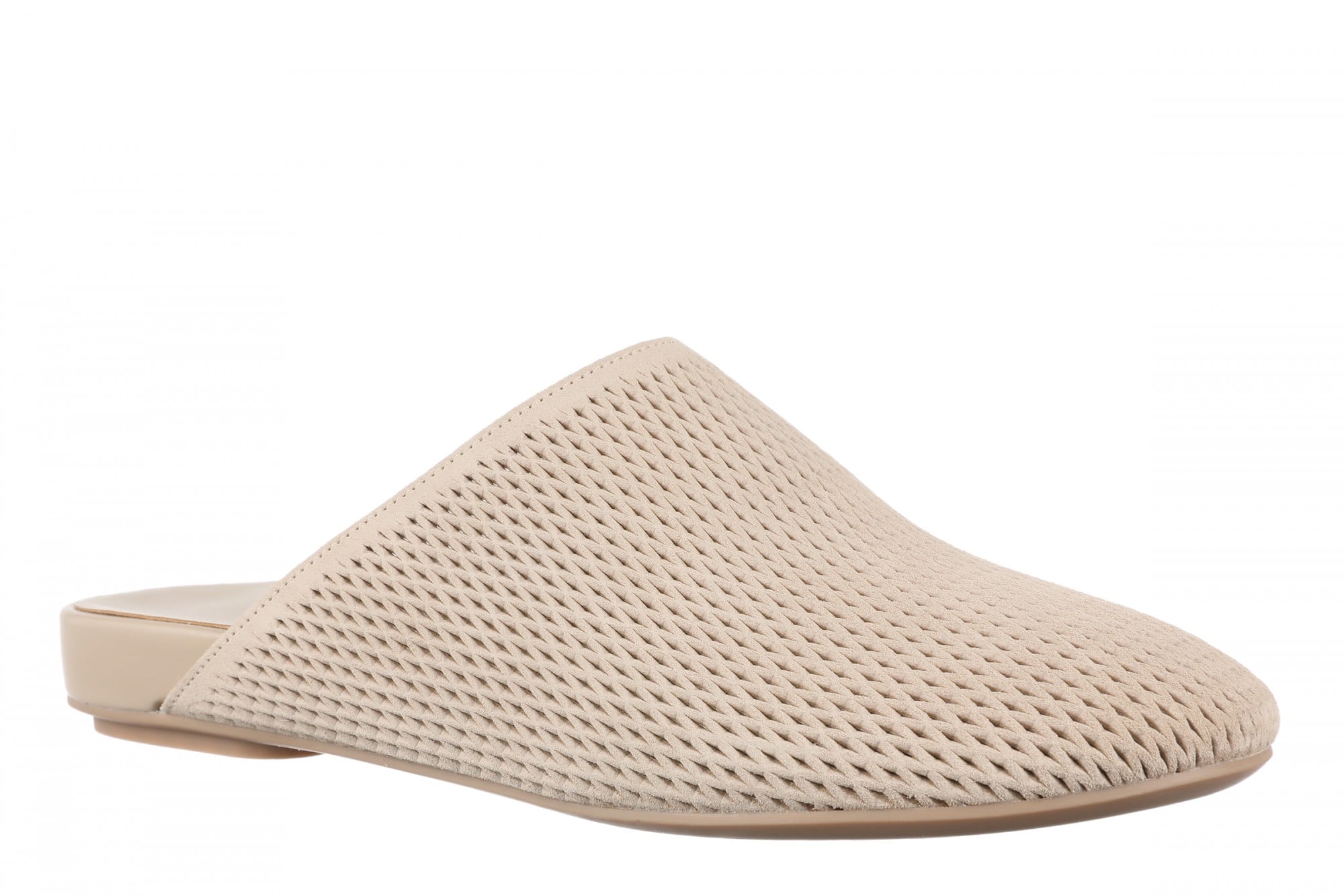 Vionic Opal Perf Women's Comfortable Arch Support Mule in Lucid Beige
