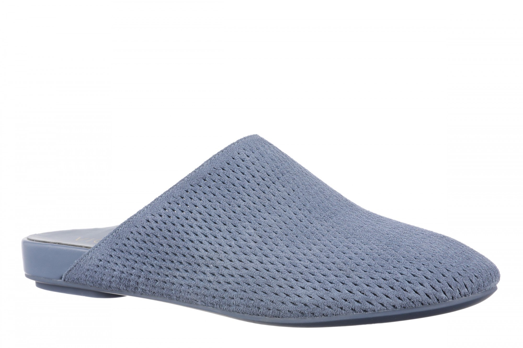 Vionic Opal Perf Women's Comfortable Arch Support Mule - Pacific Blue - Angle main