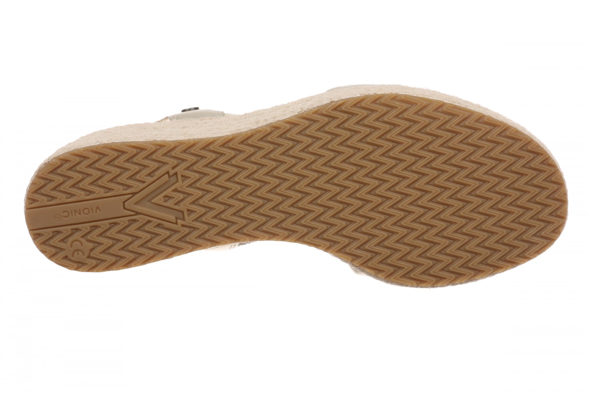 Vionic Darla Women's Espadrille Wedge Sandals with Arch Support - Gold - Bottom