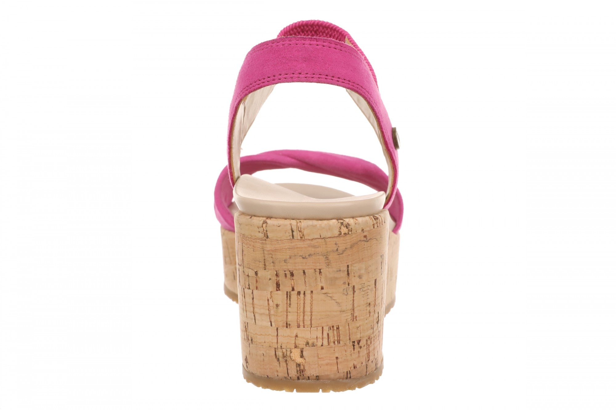 Vionic Darla Women's Espadrille Wedge Sandals with Arch Support - Rose Violet - Back