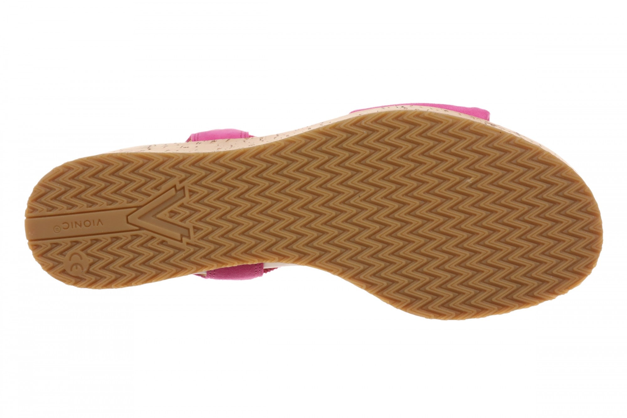 Vionic Darla Women's Espadrille Wedge Sandals with Arch Support - Rose Violet - Bottom