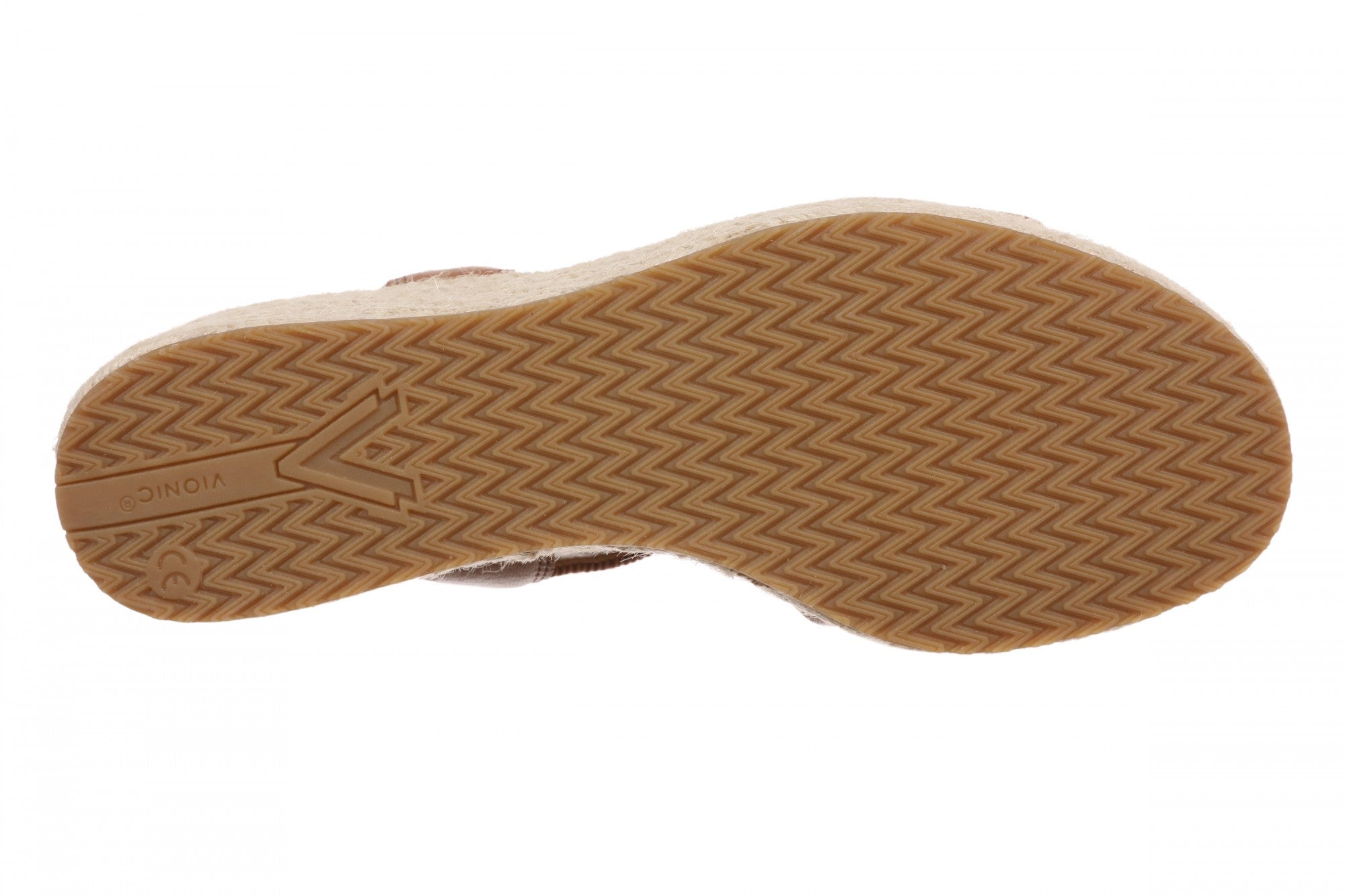 Vionic Darla Women's Espadrille Wedge Sandals with Arch Support - Tan - Bottom