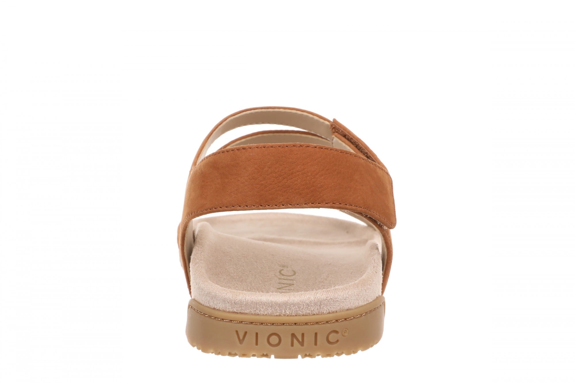 Vionic Essie Arch Support Women's Slide Sandal - Brandy - Back