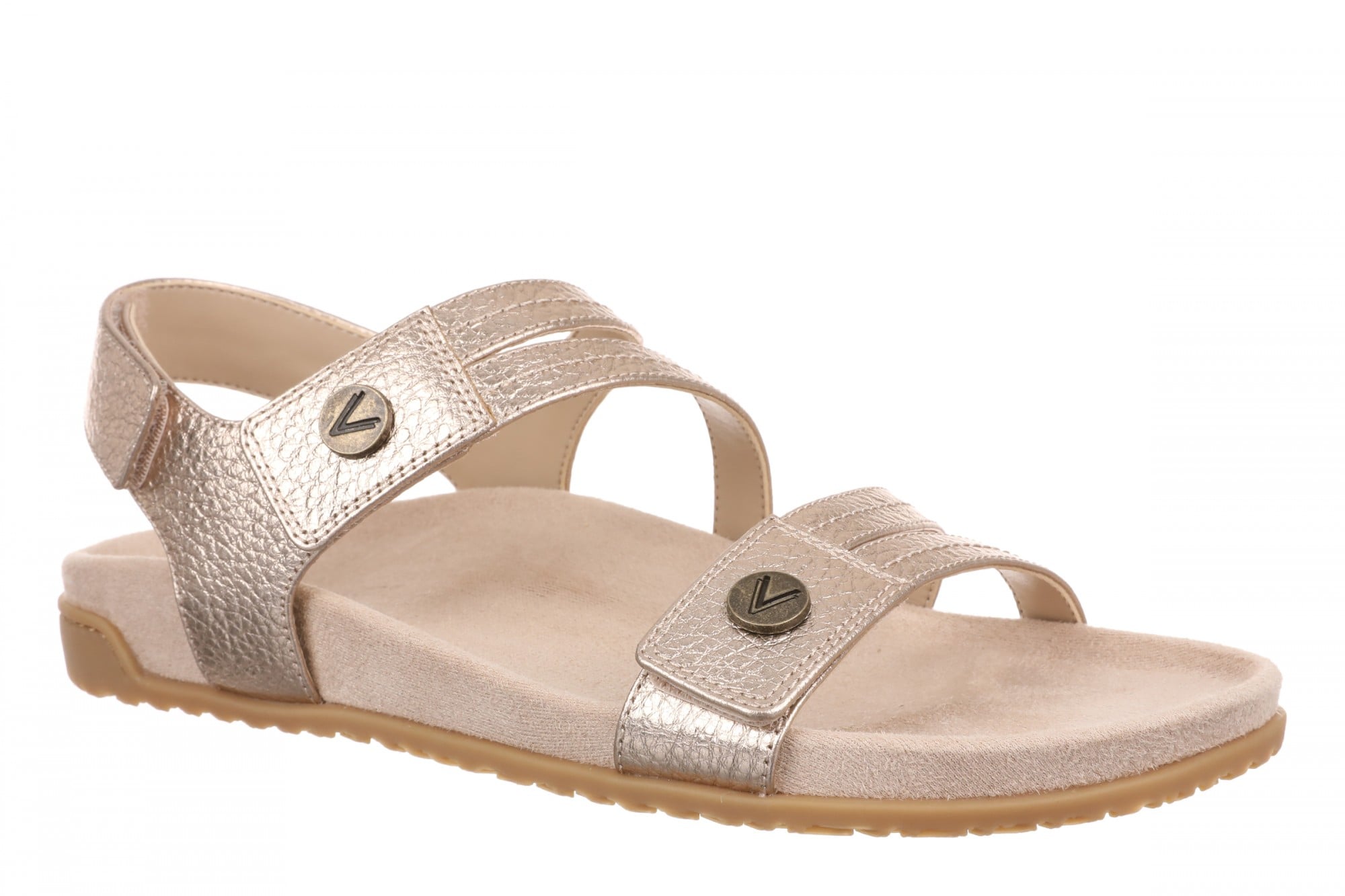 Vionic Essie Arch Support Women's Slide Sandal in Bronze