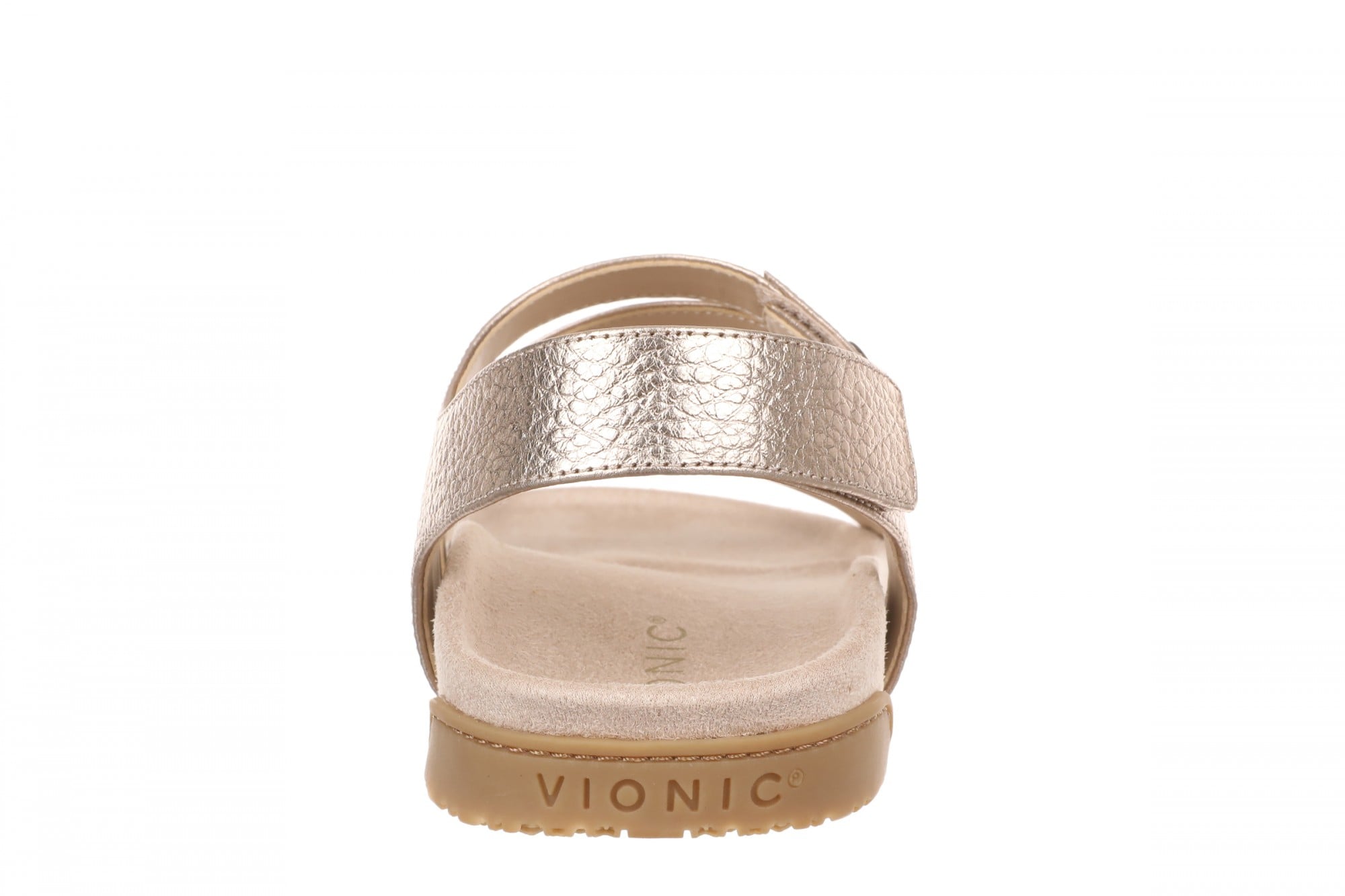 Vionic Essie Arch Support Women's Slide Sandal - Bronze - Back