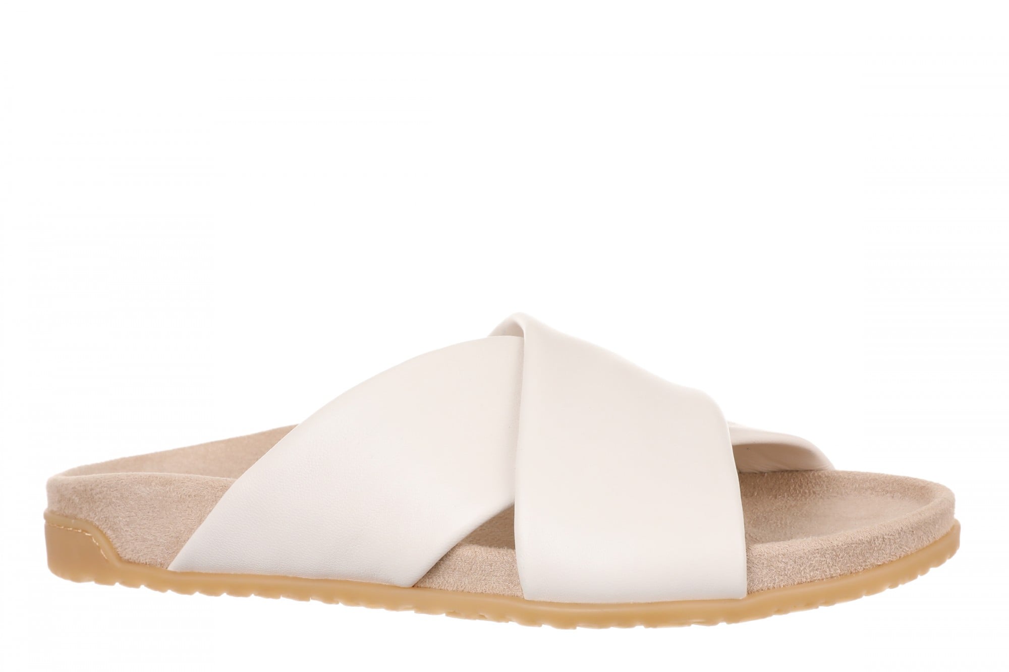 Vionic Etna Women's Comfort Arch Support Slide Sandal in Sea Salt