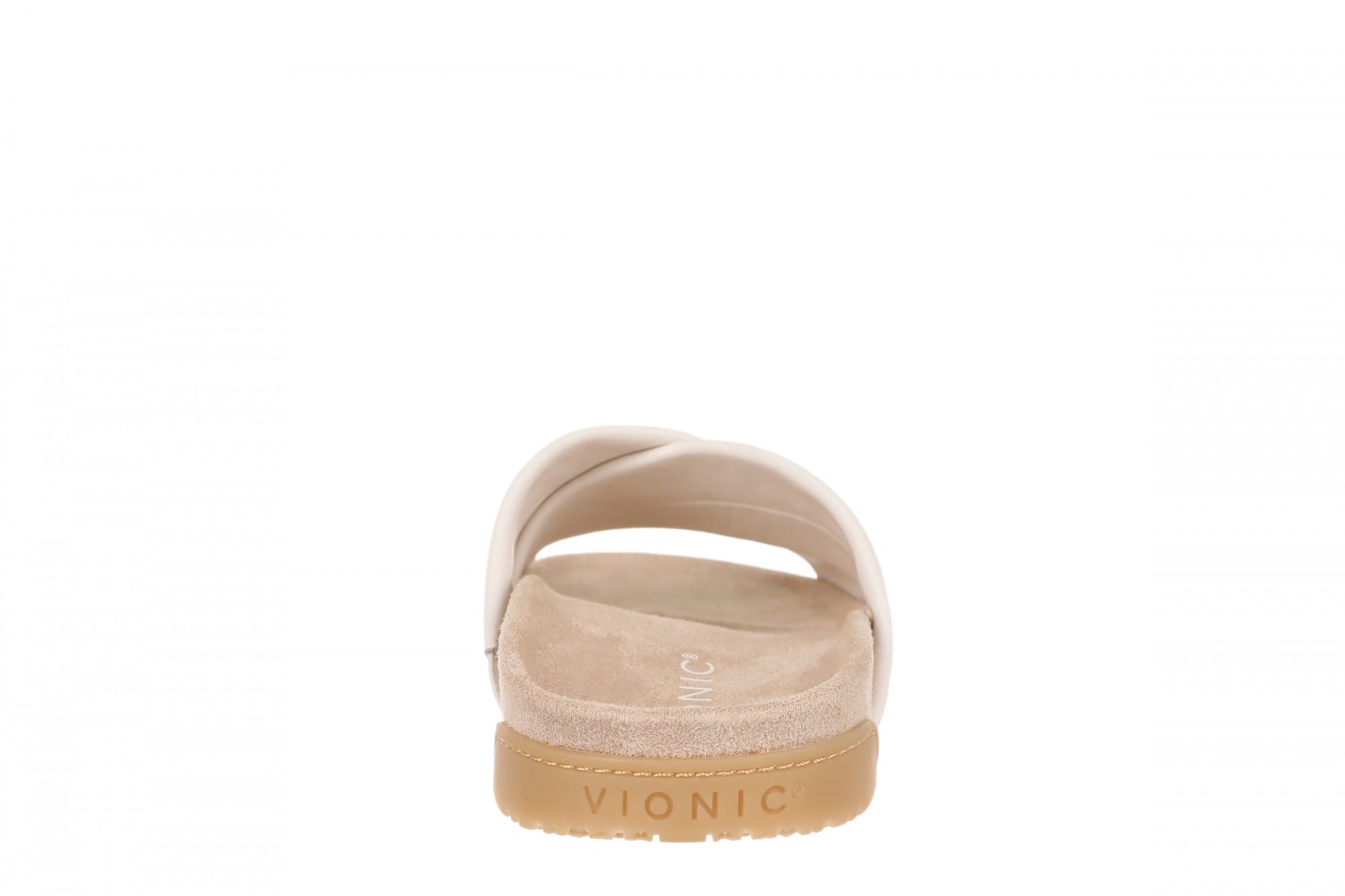 Vionic Etna Women's Comfort Arch Support Slide Sandal - Sea Salt - Back