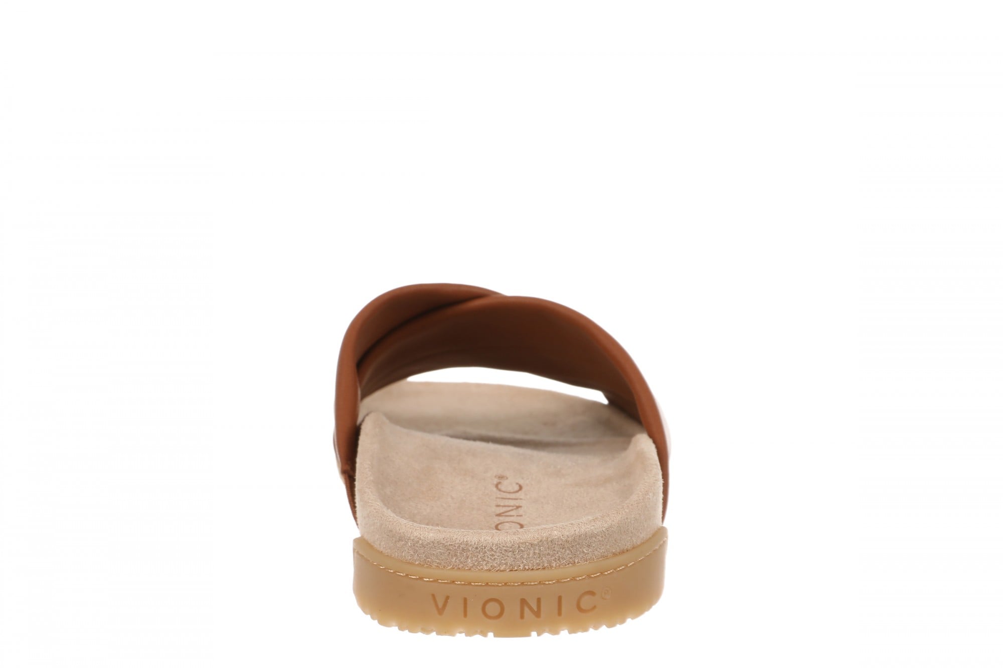 Vionic Etna Women's Comfort Arch Support Slide Sandal - Tan - Back
