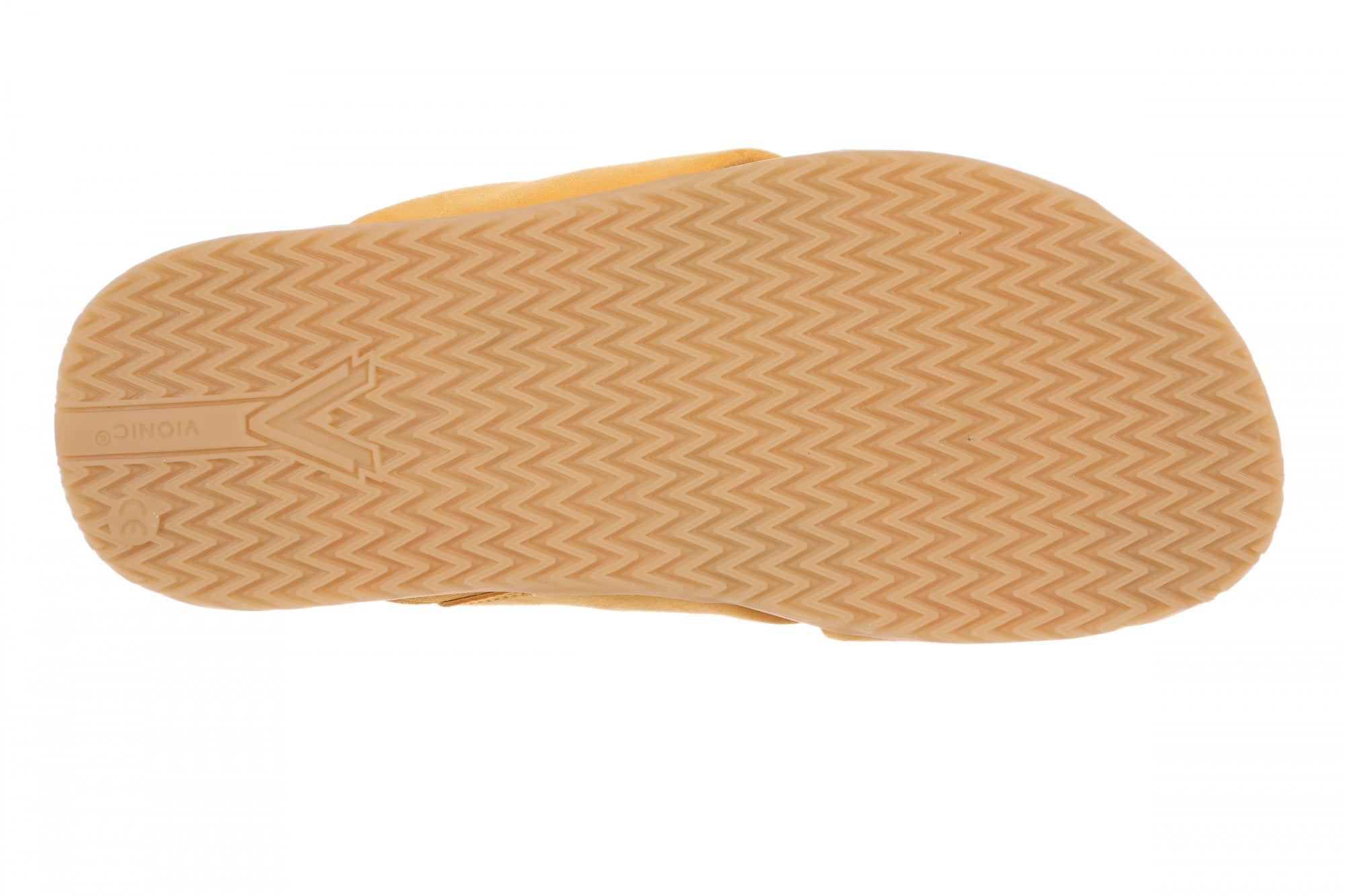 Vionic Etna Women's Comfort Arch Support Slide Sandal - Amber Yellow - Bottom