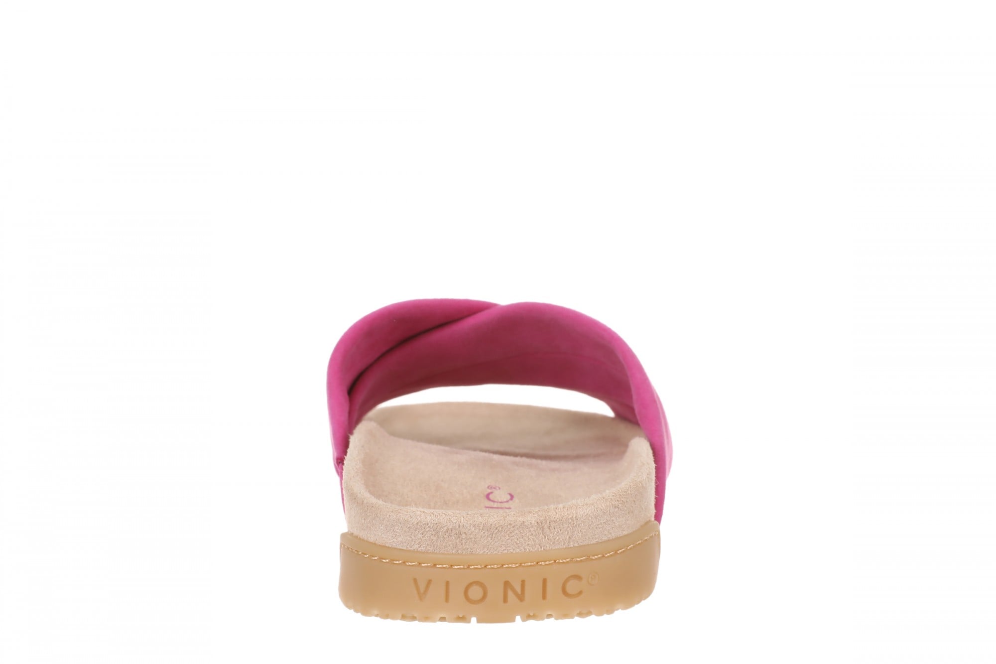 Vionic Etna Women's Comfort Arch Support Slide Sandal - Rose Violet - Back