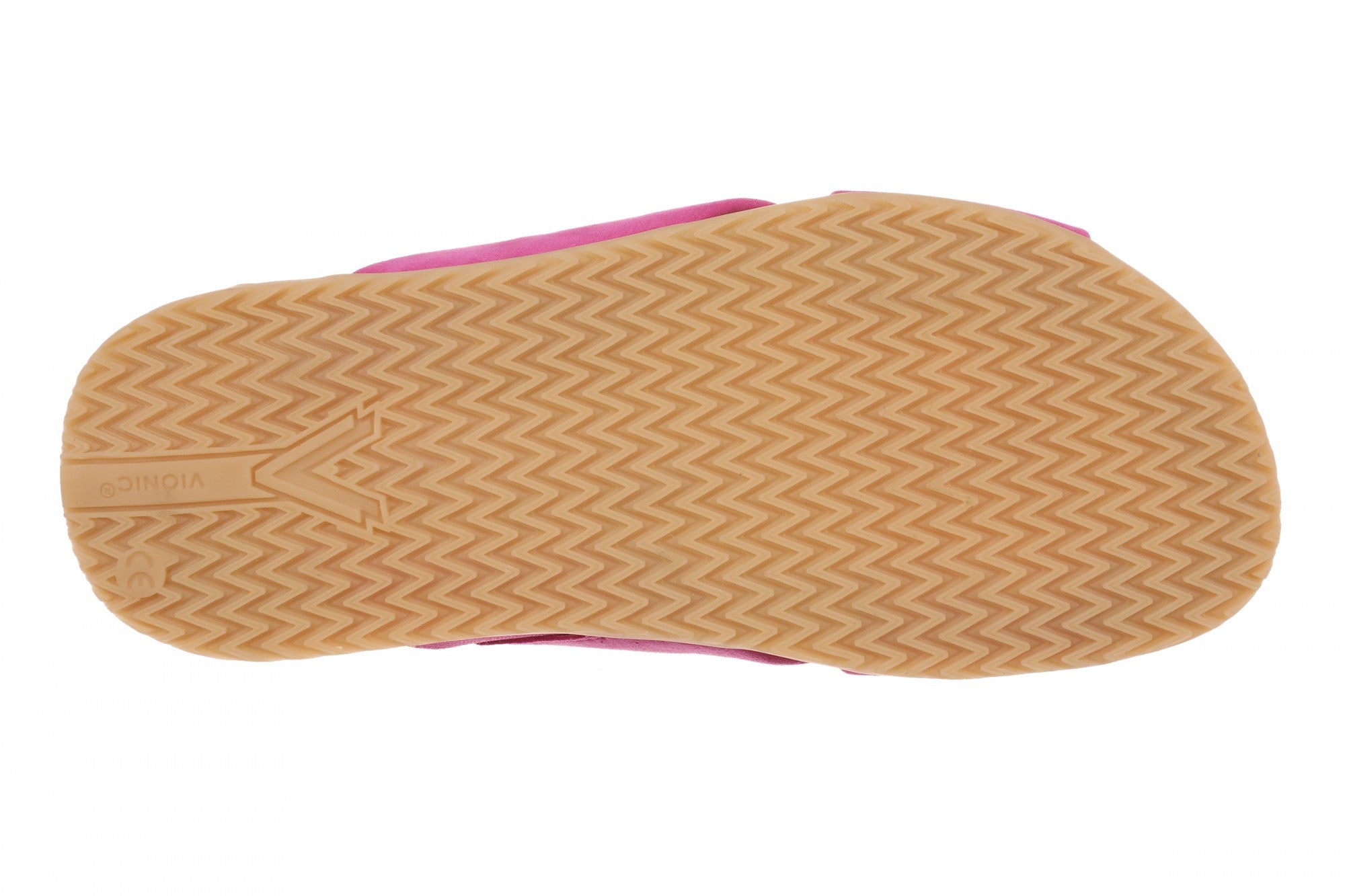 Vionic Etna Women's Comfort Arch Support Slide Sandal - Rose Violet - Bottom