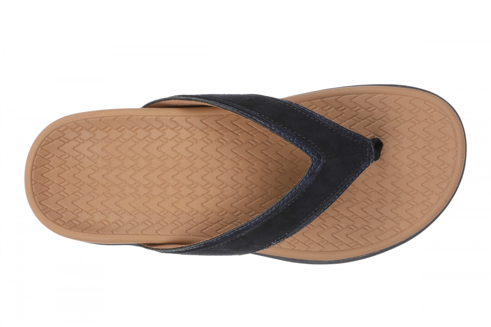Vionic Tava Orthotic Thong Sandal - Women's Sandal - Navy Blazer - Top