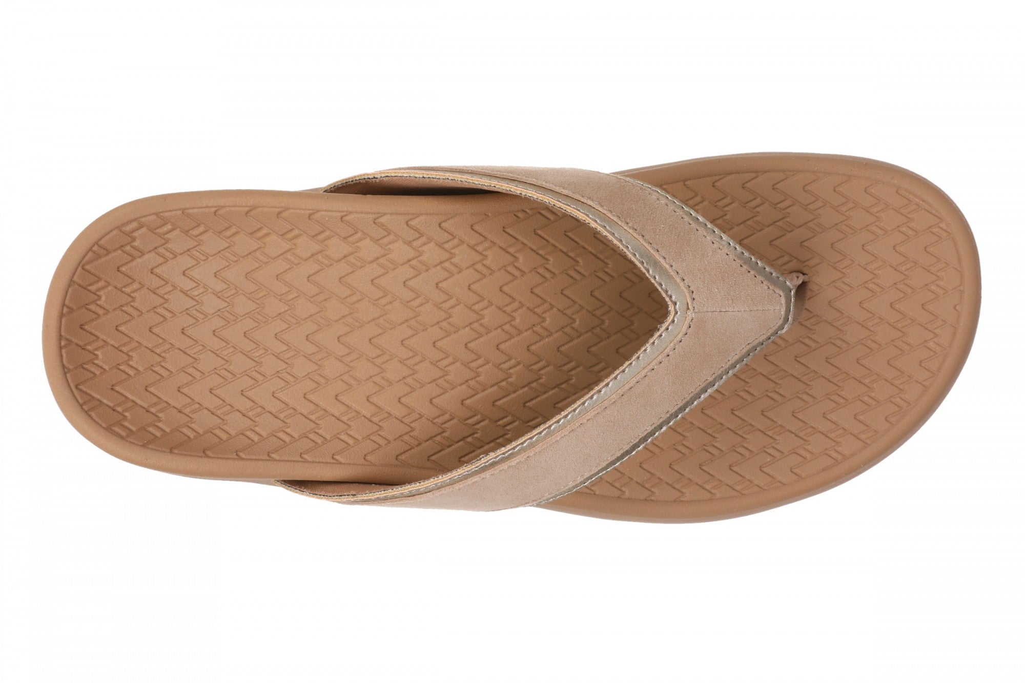 Vionic Tava Orthotic Thong Sandal - Women's Sandal - Desert Sand - Top