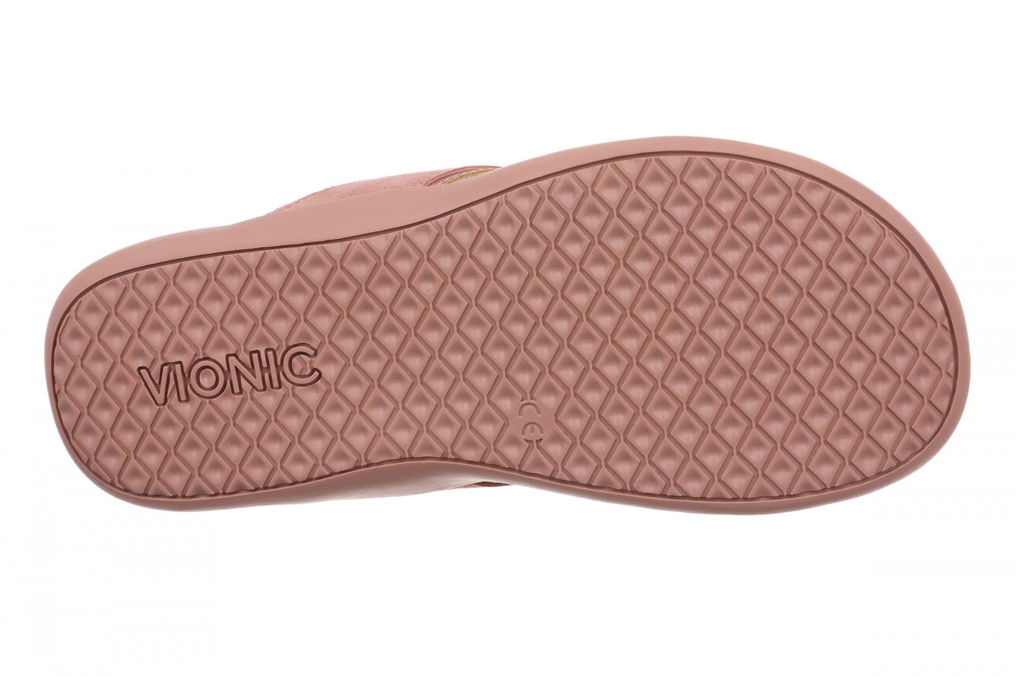 Vionic Tava Orthotic Thong Sandal - Women's Sandal - Cinder Rose - Bottom