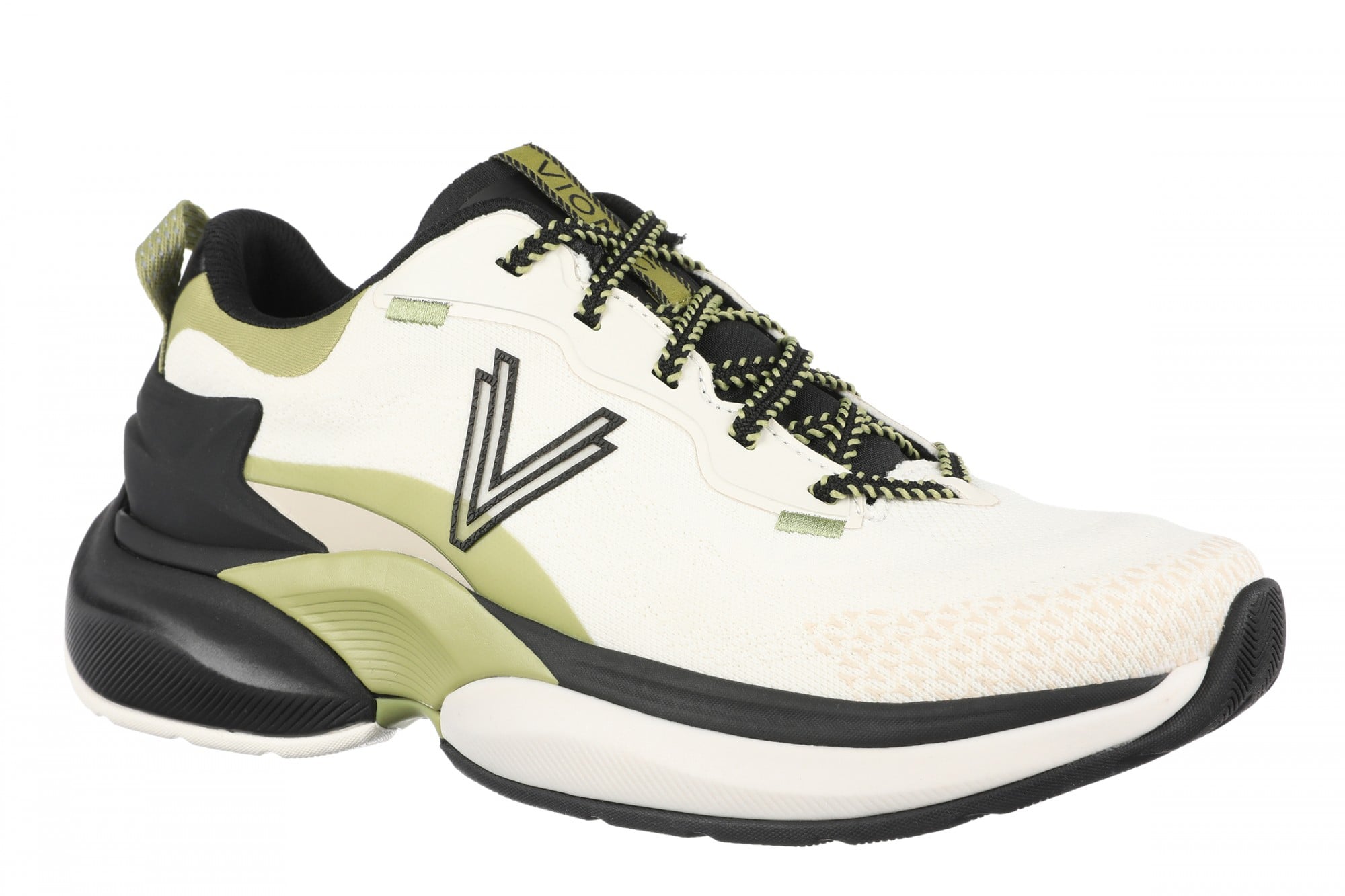 Vionic The Gabby Comfort Walking Shoe with Arch Support - Women's Lace-Up Sneaker in Salted Dune