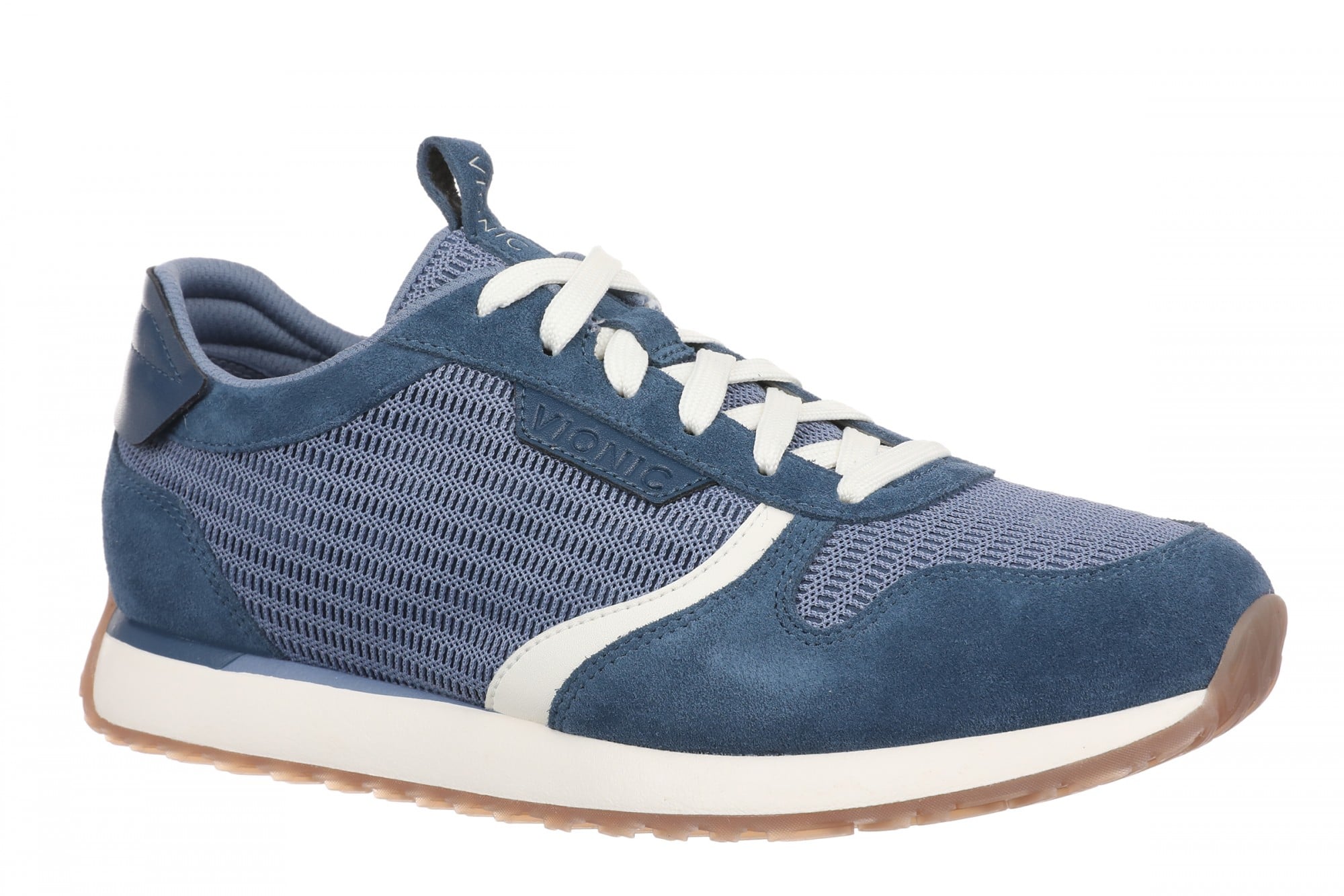 Vionic Monarch Mesh Women's Orthotic Comfort Sneaker with Arch Support - Pacific Blue - Angle main