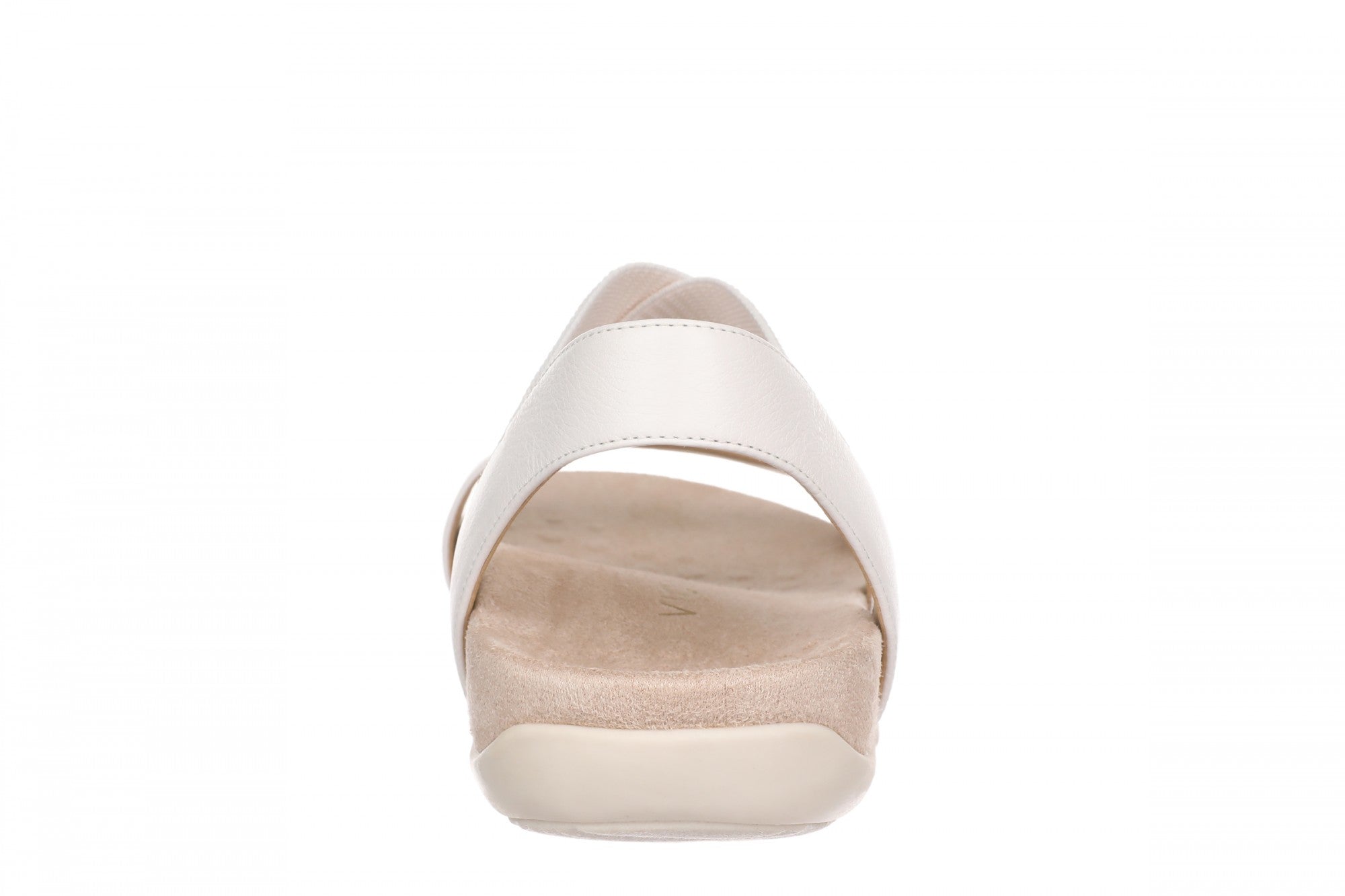 Vionic Raina Women's Strappy Comfort Sandal with Orthotic Arch Support - Sea Salt - Back