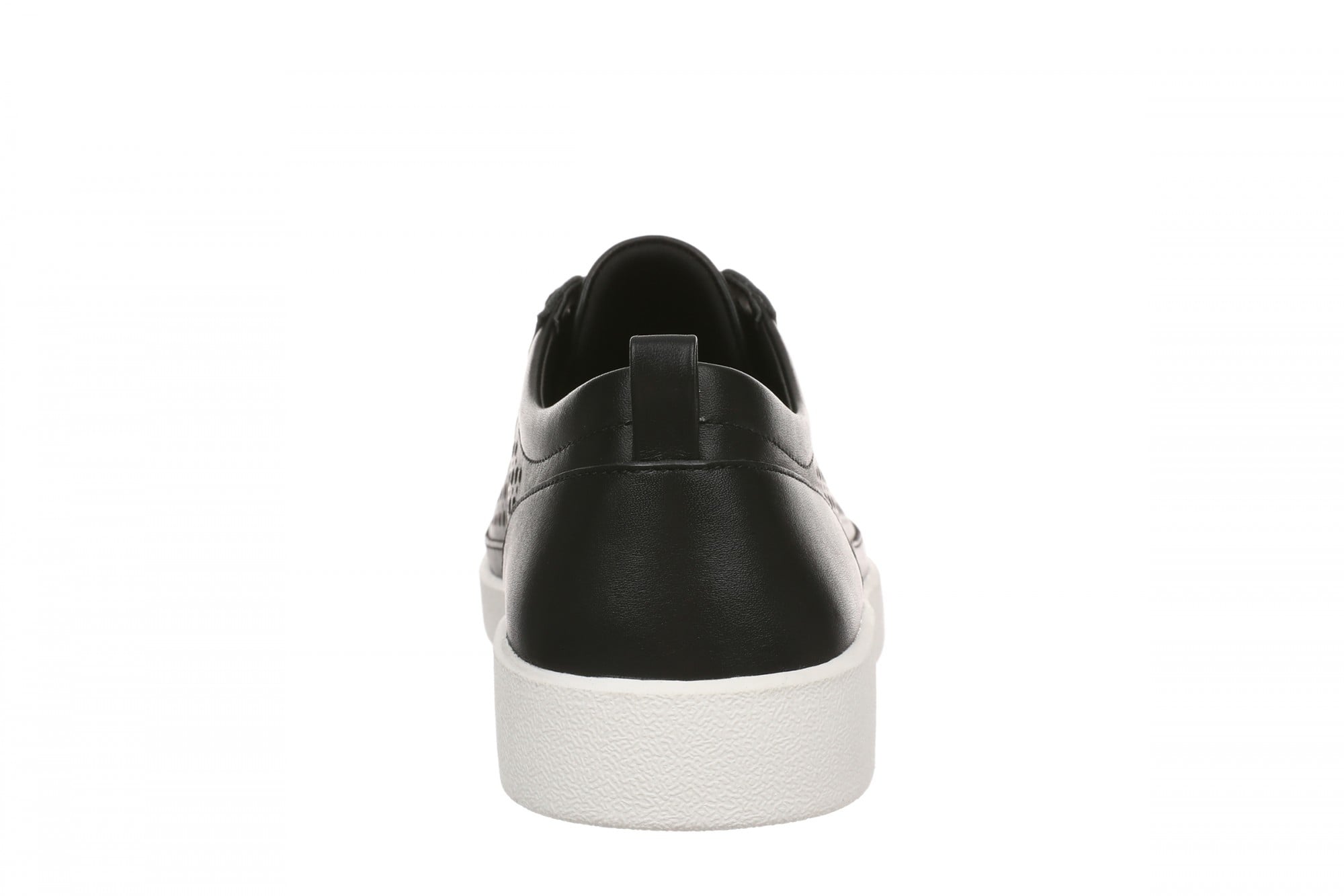 Vionic Winny Perf - Women's Perforated Leather Comfortable Supportive Orthotic Lace-Up Shoes with Arch Support - Black - Back