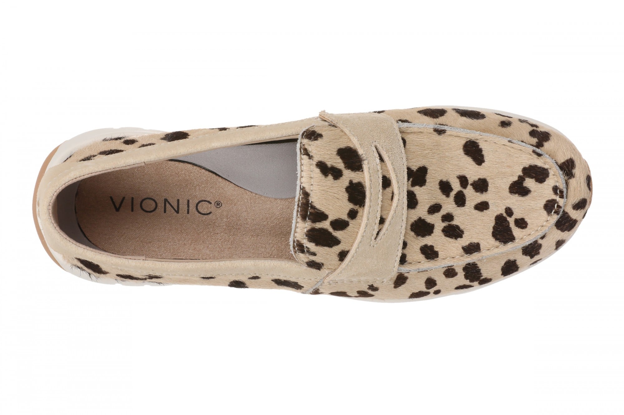 Vionic Uptown 2.0 Women's Slip-On Loafer - Beige/Brown - Top