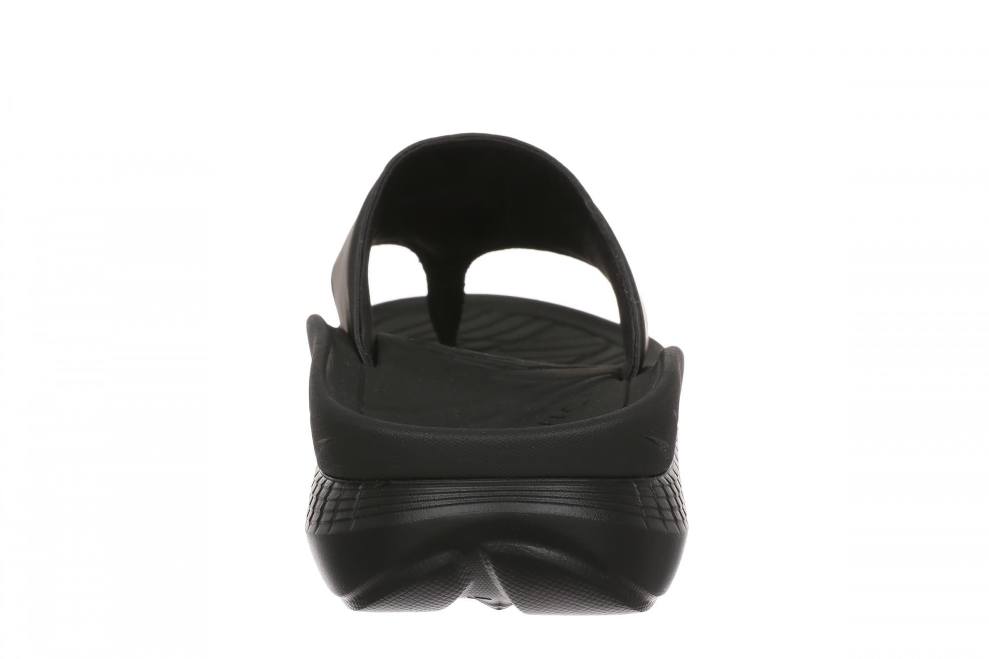 Vionic Restore III Unisex Recovery Toe-Post Sandal - Black - Back